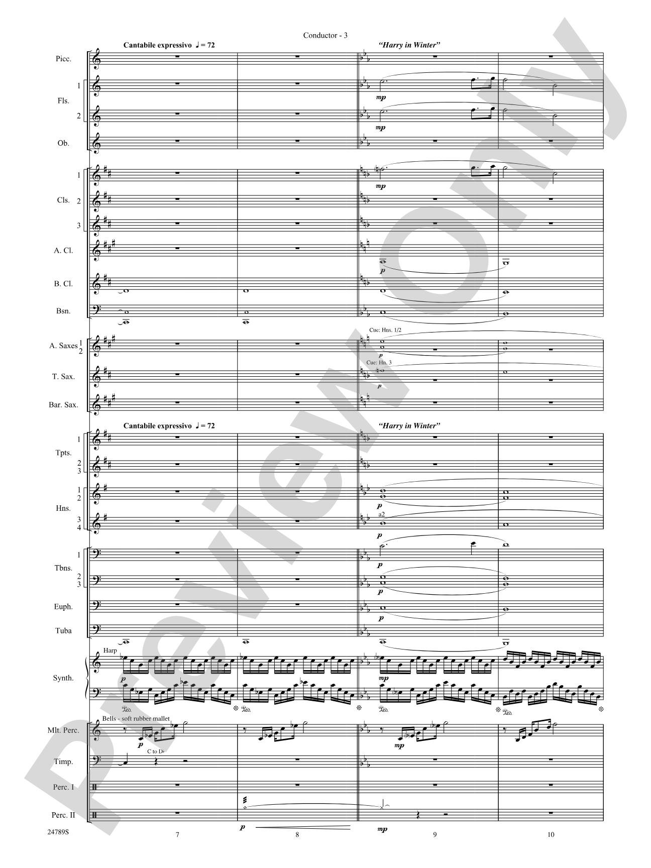 Harry Potter and the Goblet of Fire, Symphonic Suite from: Score