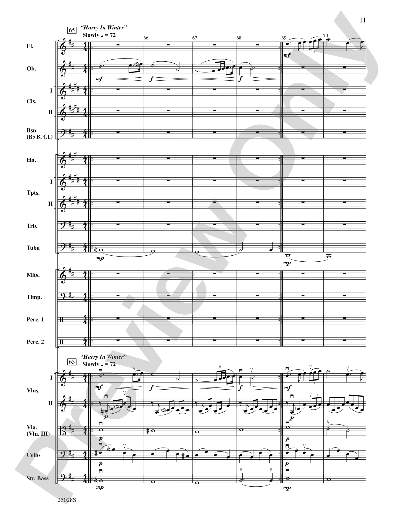 Harry Potter and the Goblet of Fire,™ Selections from: Full Orchestra Conductor Score & Parts