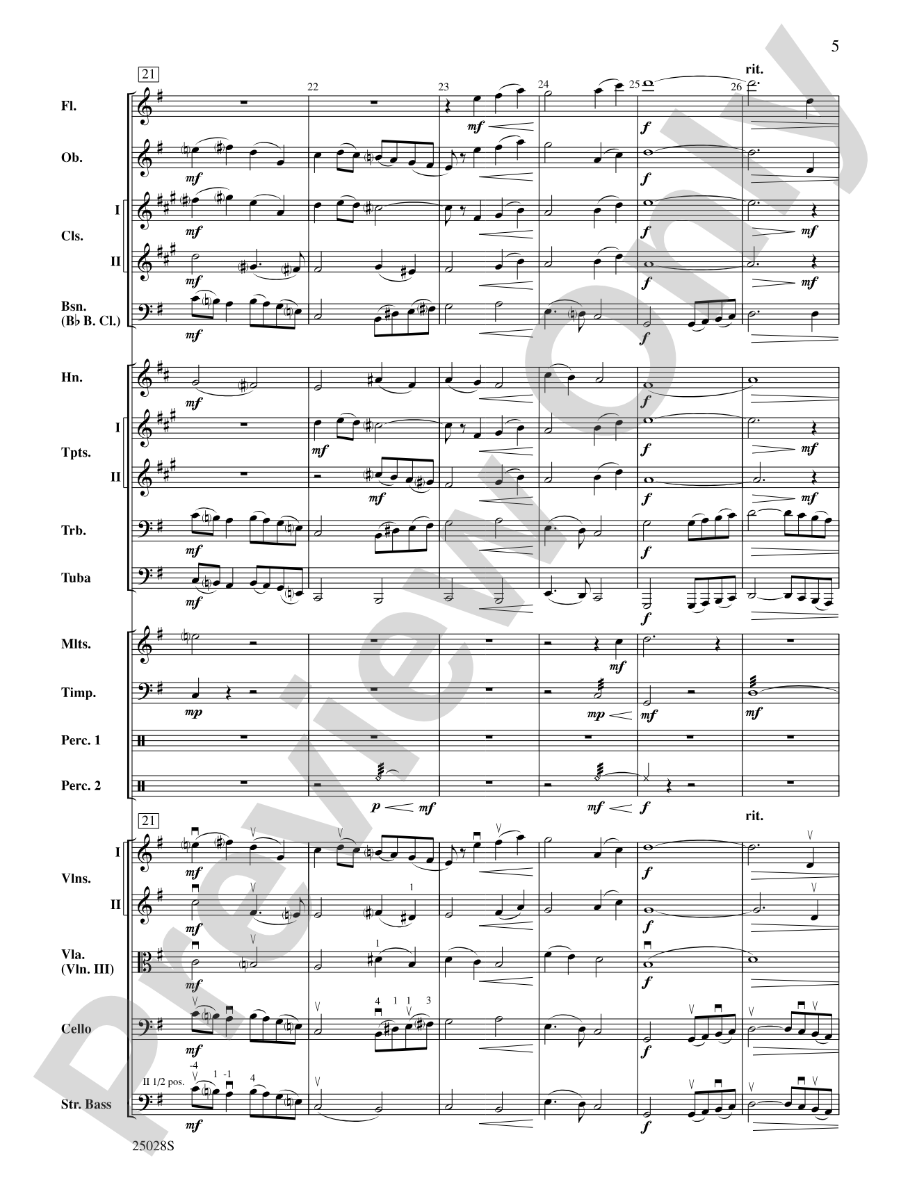 Harry Potter and the Goblet of Fire,™ Selections from: Full Orchestra Conductor Score & Parts