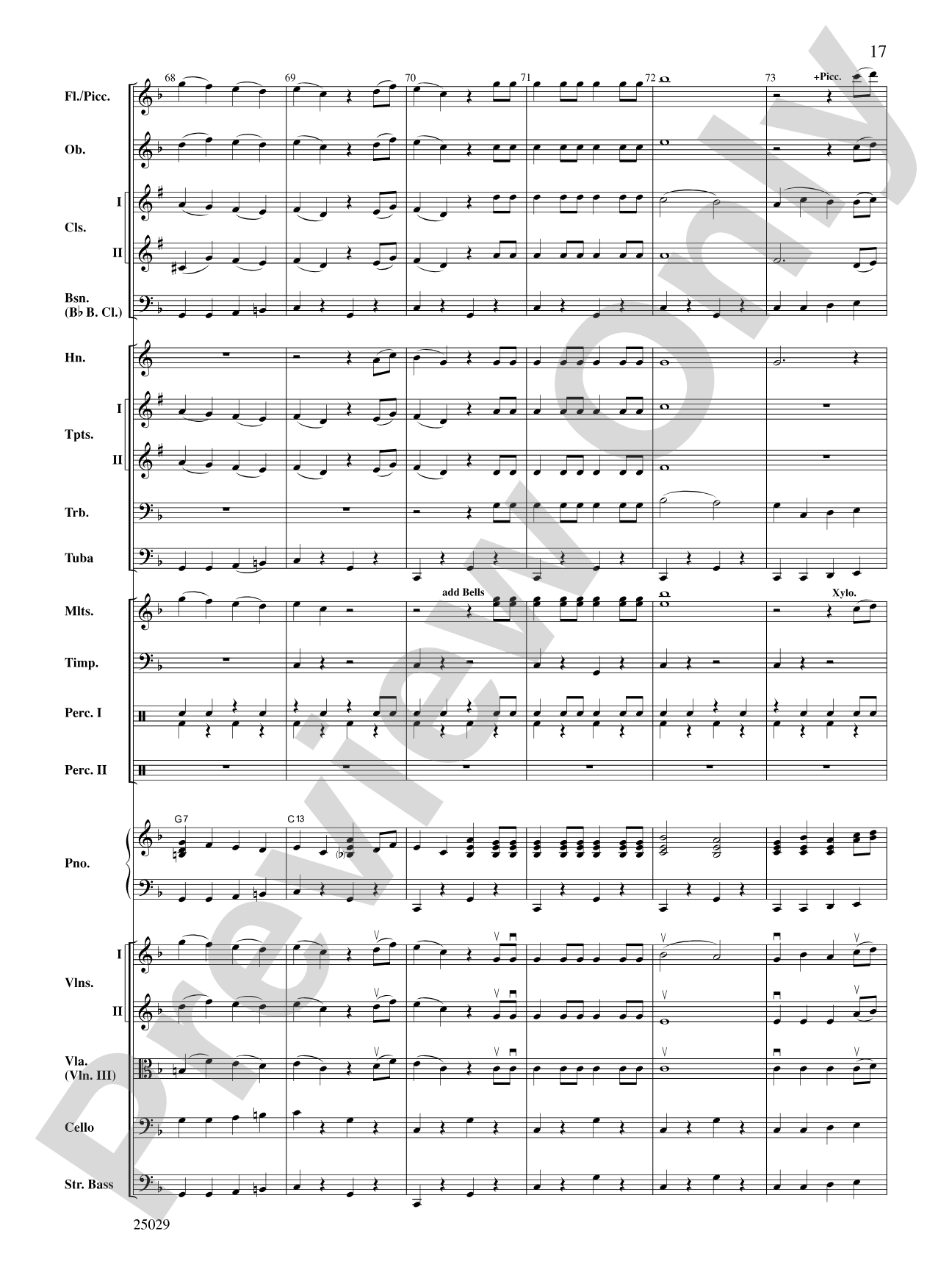 Charlie and the Chocolate Factory, Selections from: Full Orchestra Conductor Score & Parts