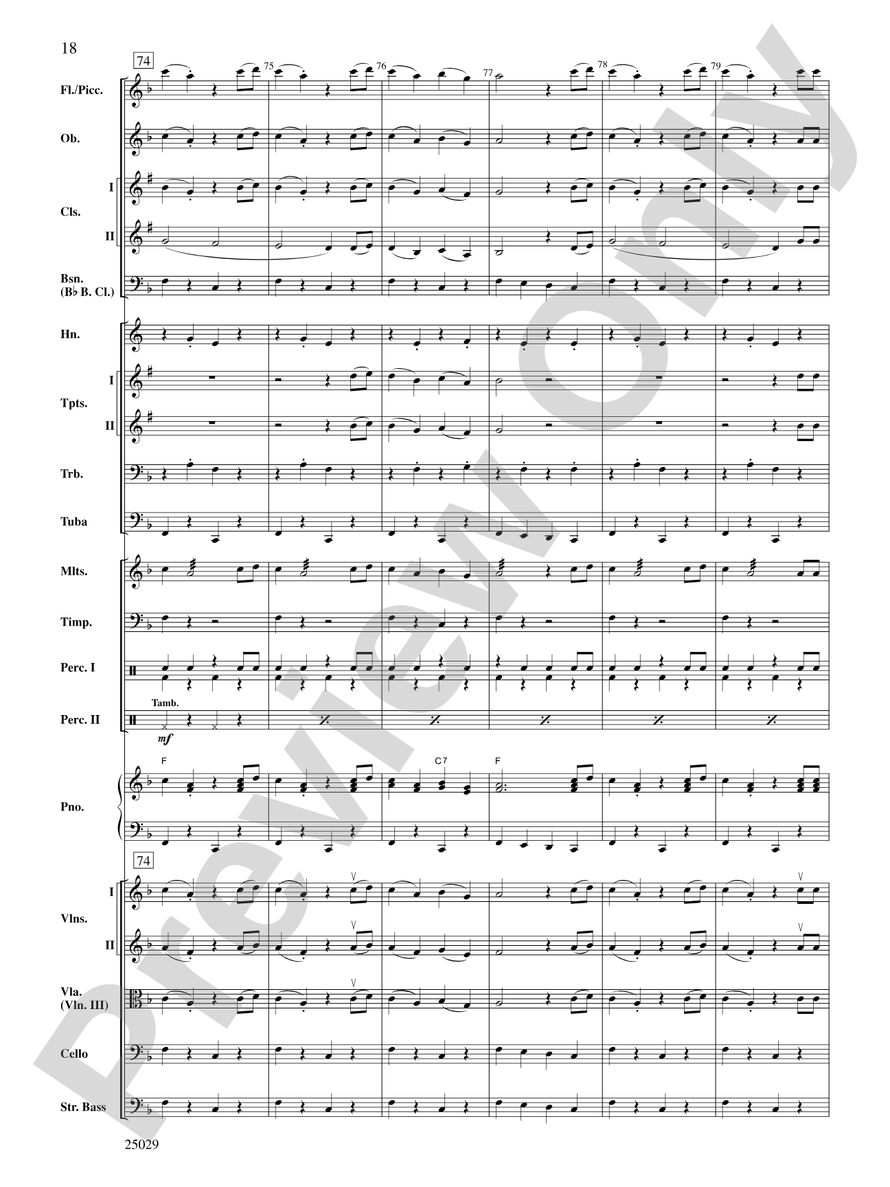 Charlie and the Chocolate Factory, Selections from: Full Orchestra Conductor Score & Parts