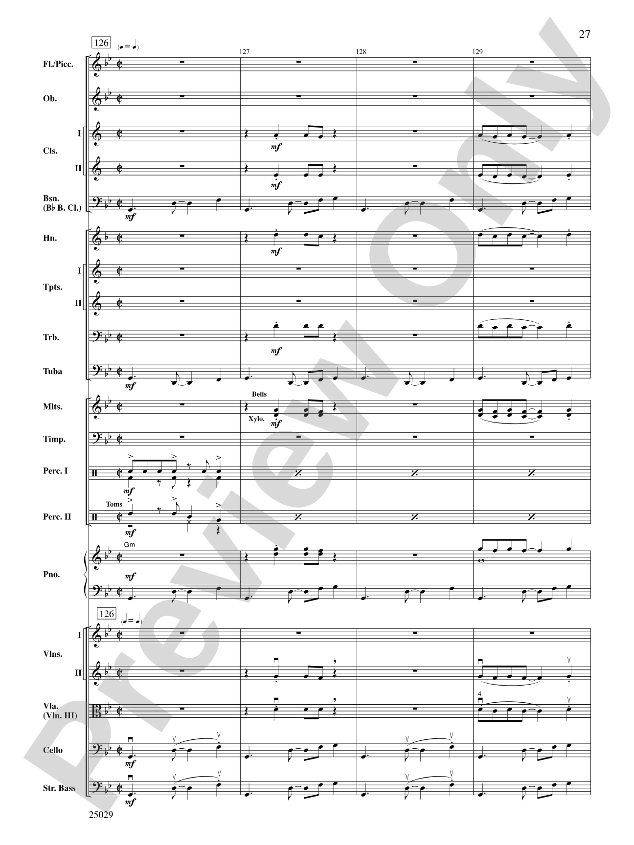 Charlie and the Chocolate Factory, Selections from: Full Orchestra Conductor Score & Parts