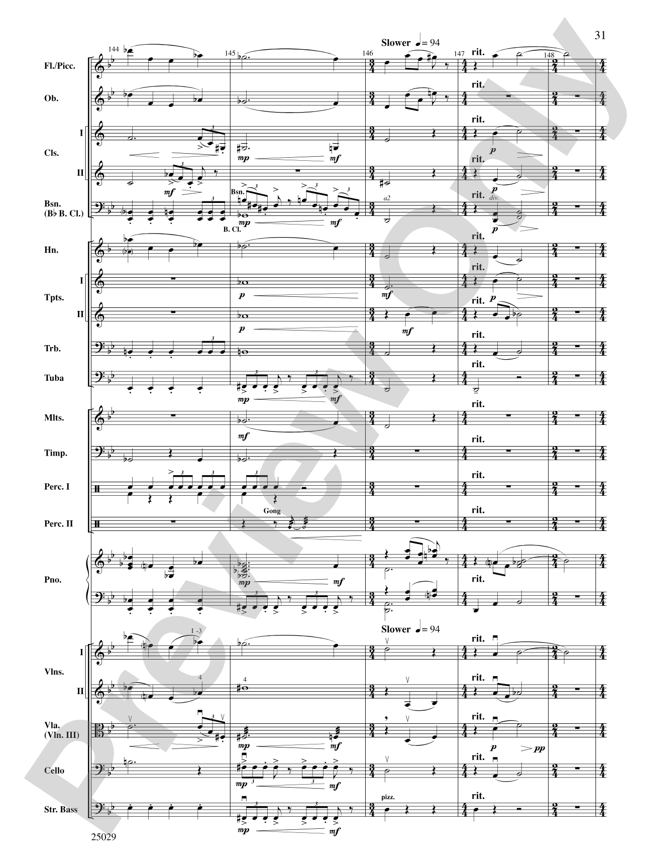 Charlie and the Chocolate Factory, Selections from: Full Orchestra Conductor Score & Parts