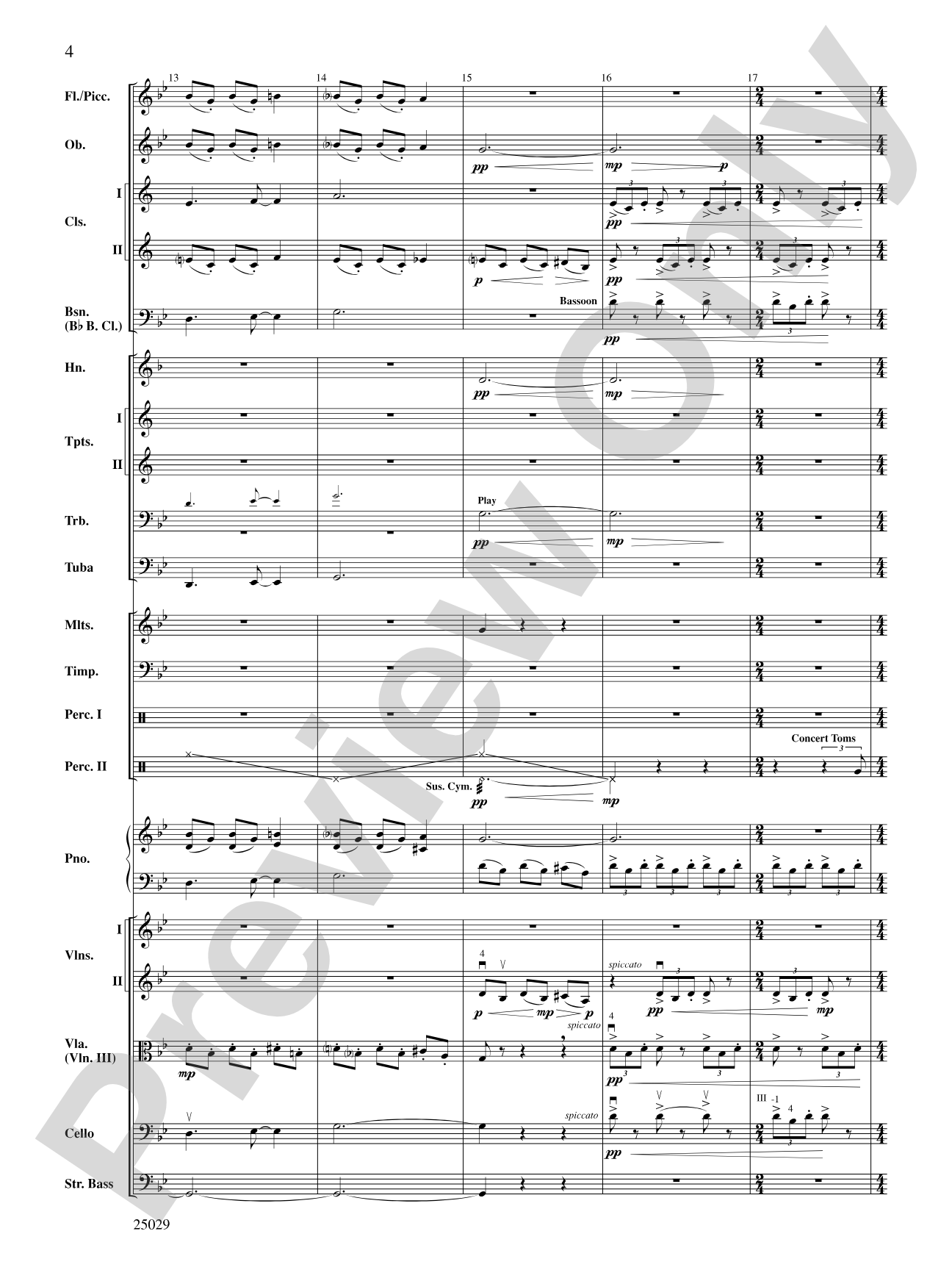 Charlie and the Chocolate Factory, Selections from: Full Orchestra Conductor Score & Parts