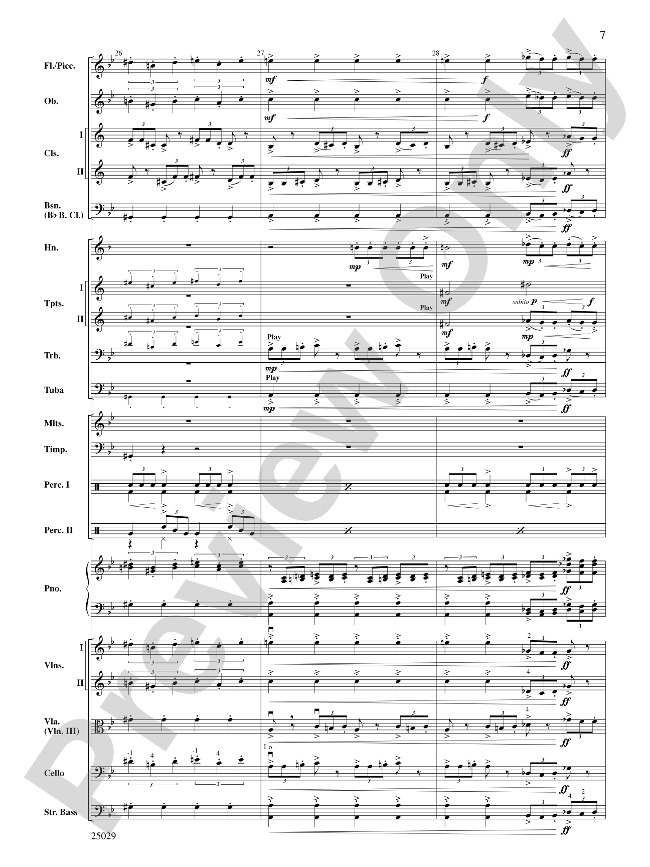 Charlie and the Chocolate Factory, Selections from: Full Orchestra Conductor Score & Parts