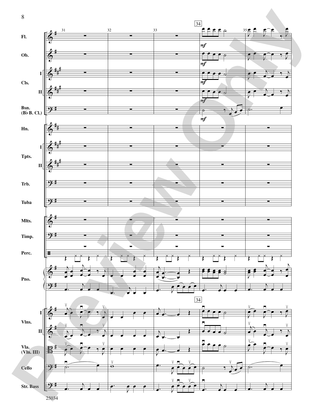 A Rockin' Halloween: Full Orchestra Conductor Score & Parts