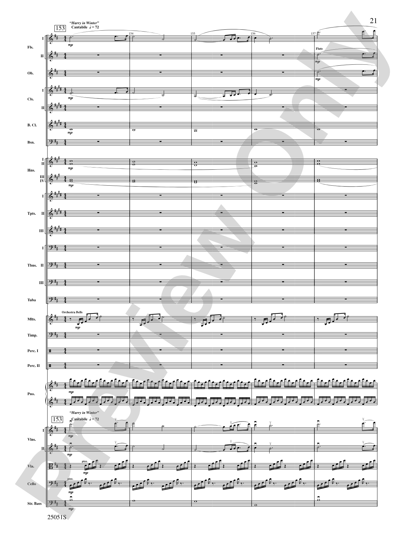 Harry Potter and the Goblet of Fire,™ Concert Suite from: Full Orchestra Conductor Score & Parts