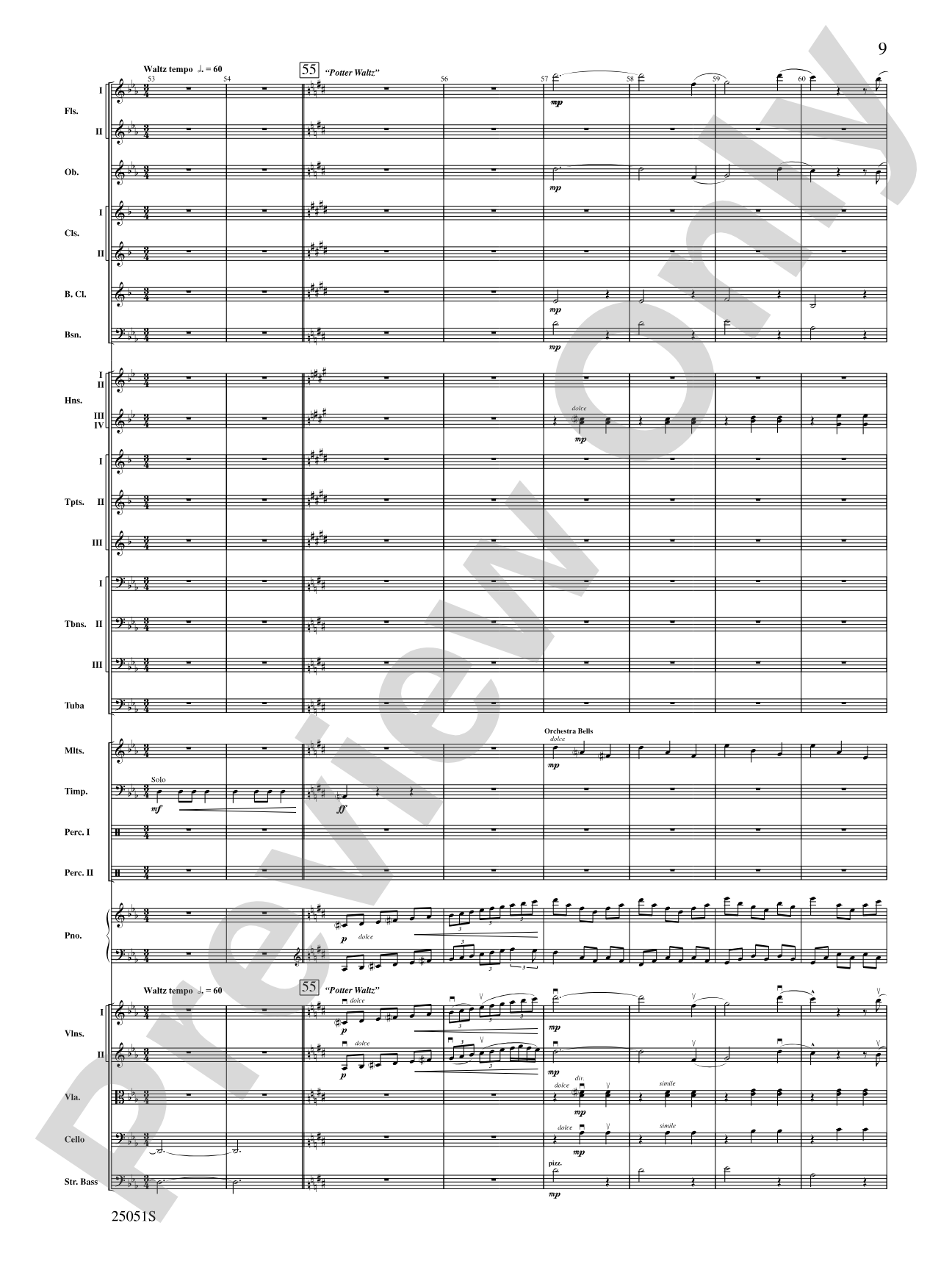 Harry Potter and the Goblet of Fire,™ Concert Suite from: Full Orchestra Conductor Score & Parts