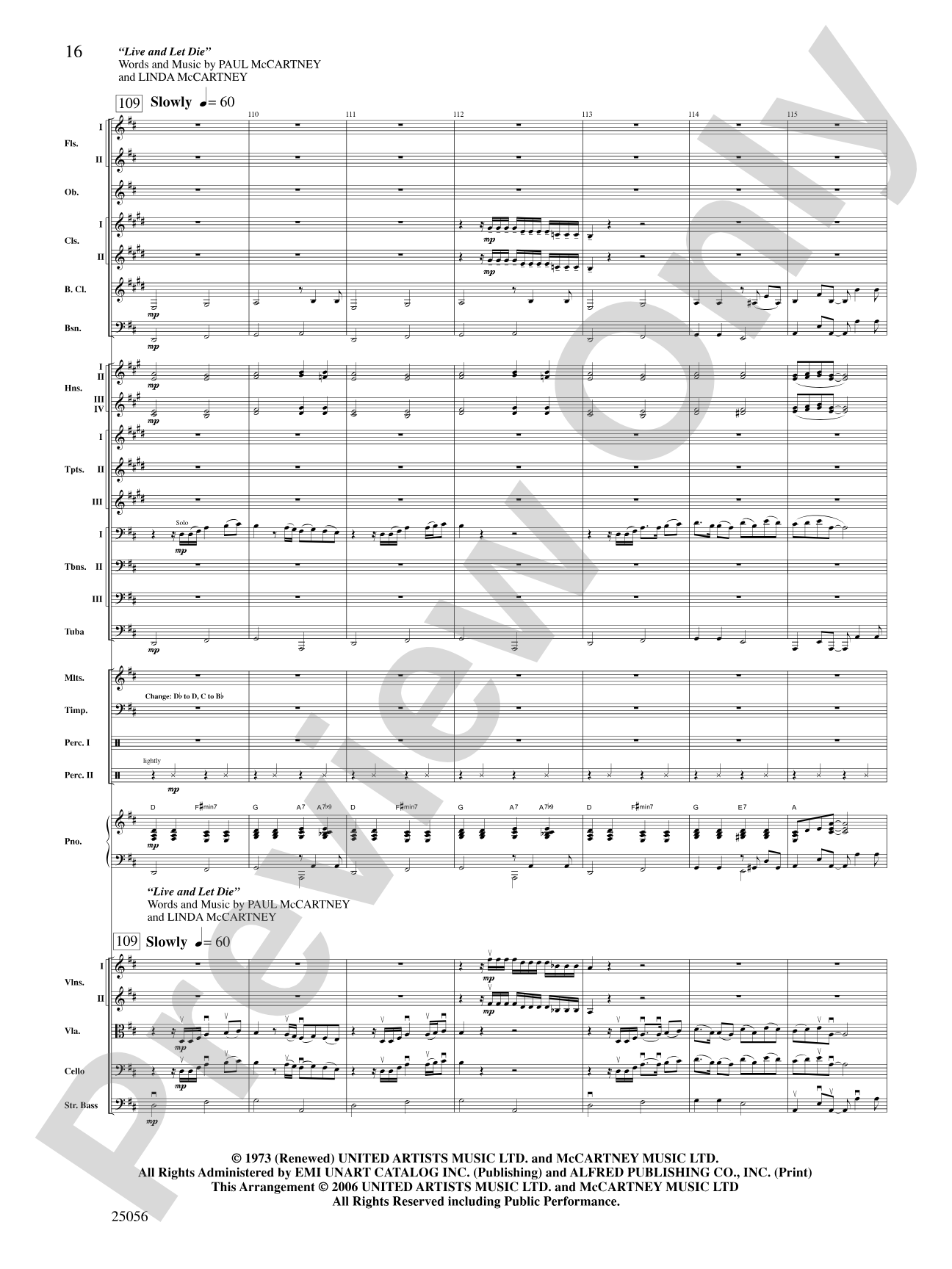 James Bond Medley: Full Orchestra Conductor Score & Parts