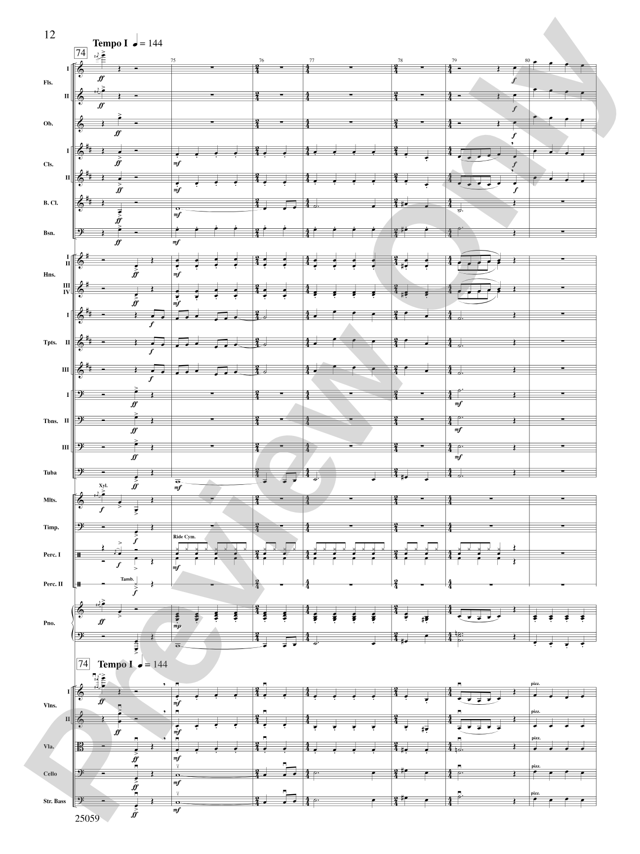 The 25th Annual Putnam County Spelling Bee,™ Selections from: Full Orchestra Conductor Score & Parts