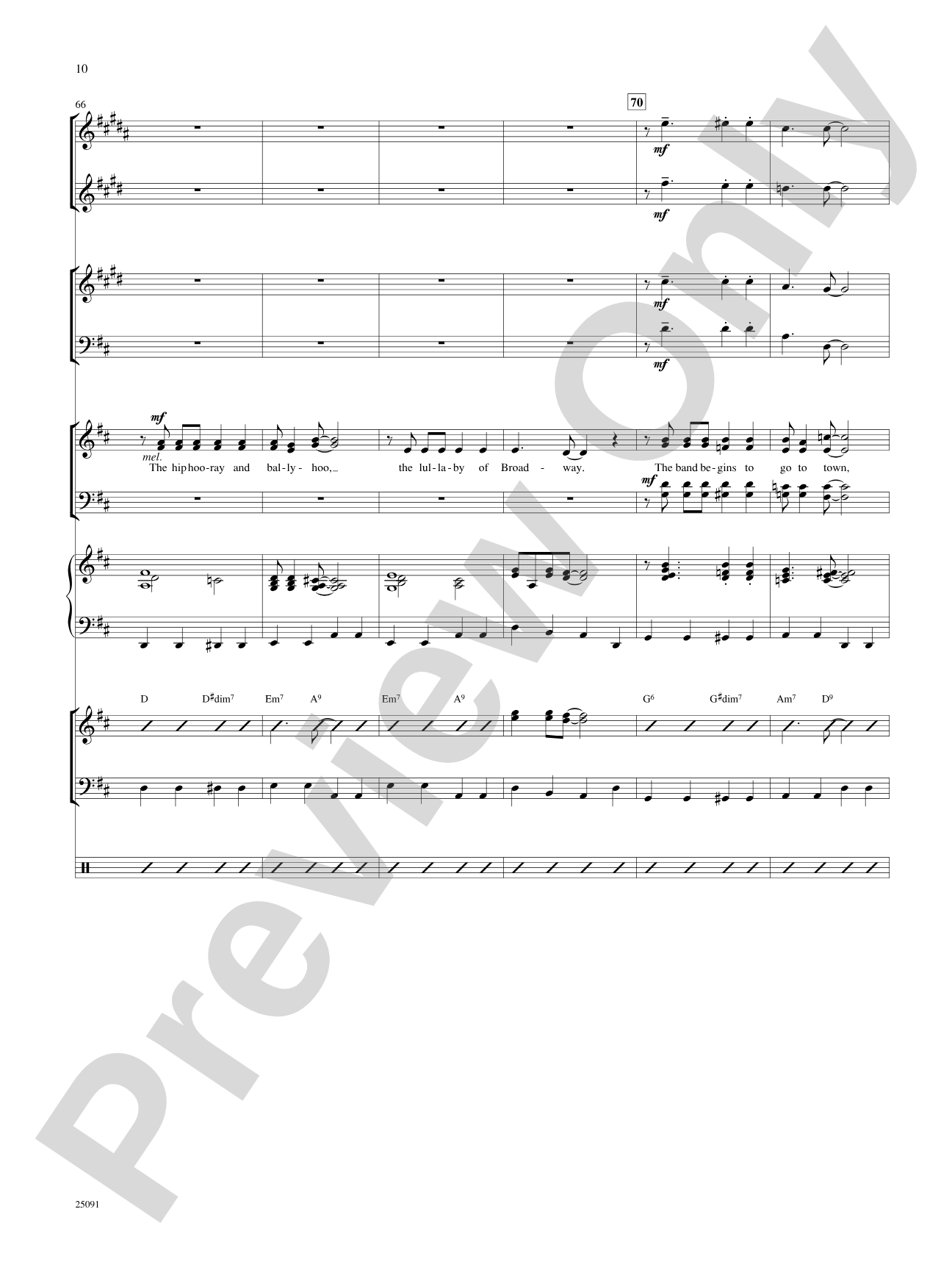 Lullaby of Broadway (and Forty-Second Street): Choral SoundPax