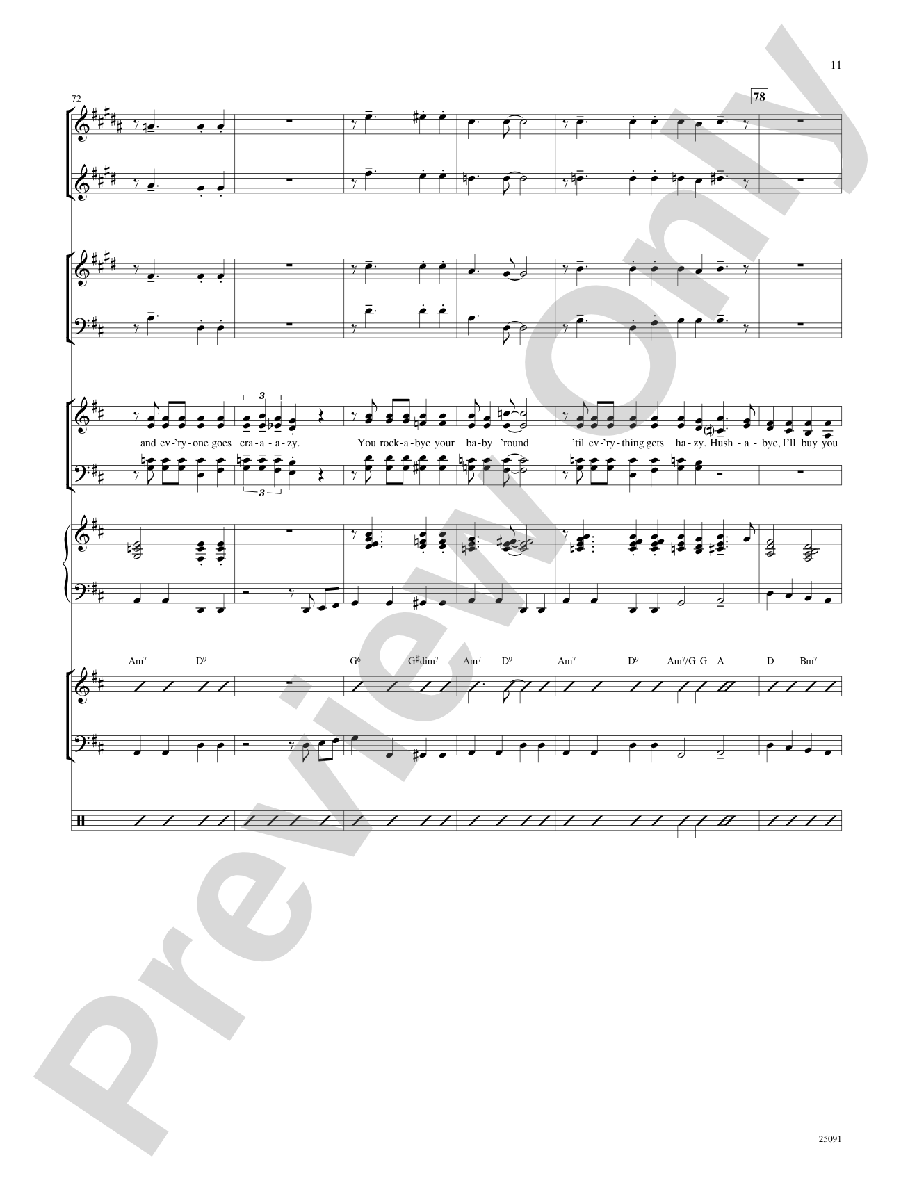 Lullaby of Broadway (and Forty-Second Street): Choral SoundPax