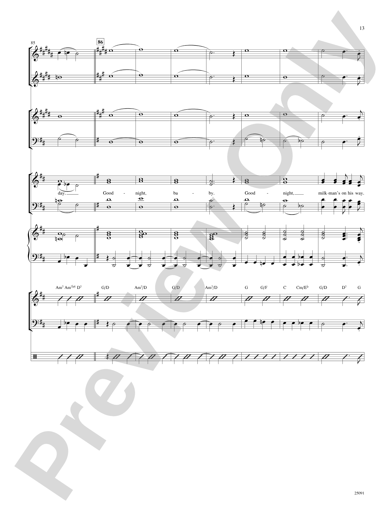 Lullaby of Broadway (and Forty-Second Street): Choral SoundPax
