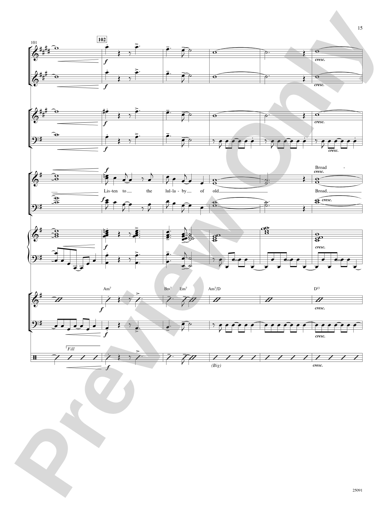 Lullaby of Broadway (and Forty-Second Street): Choral SoundPax