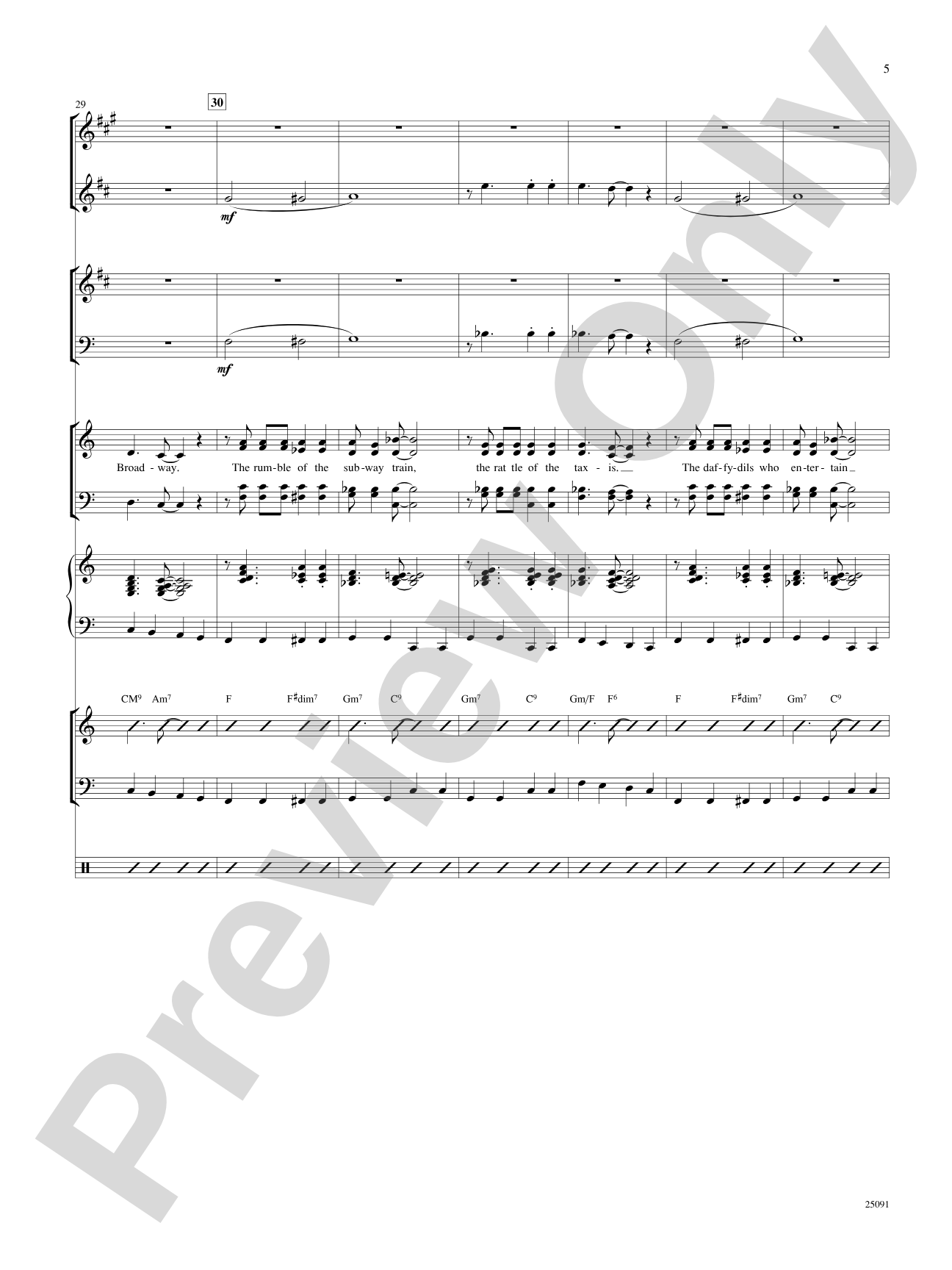 Lullaby of Broadway (and Forty-Second Street): Choral SoundPax