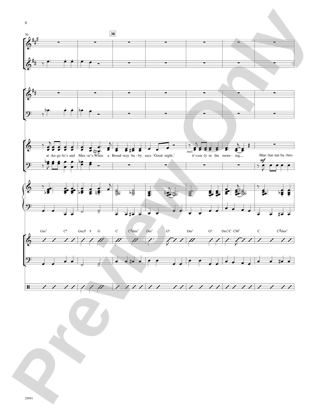Lullaby of Broadway (and Forty-Second Street): Choral SoundPax