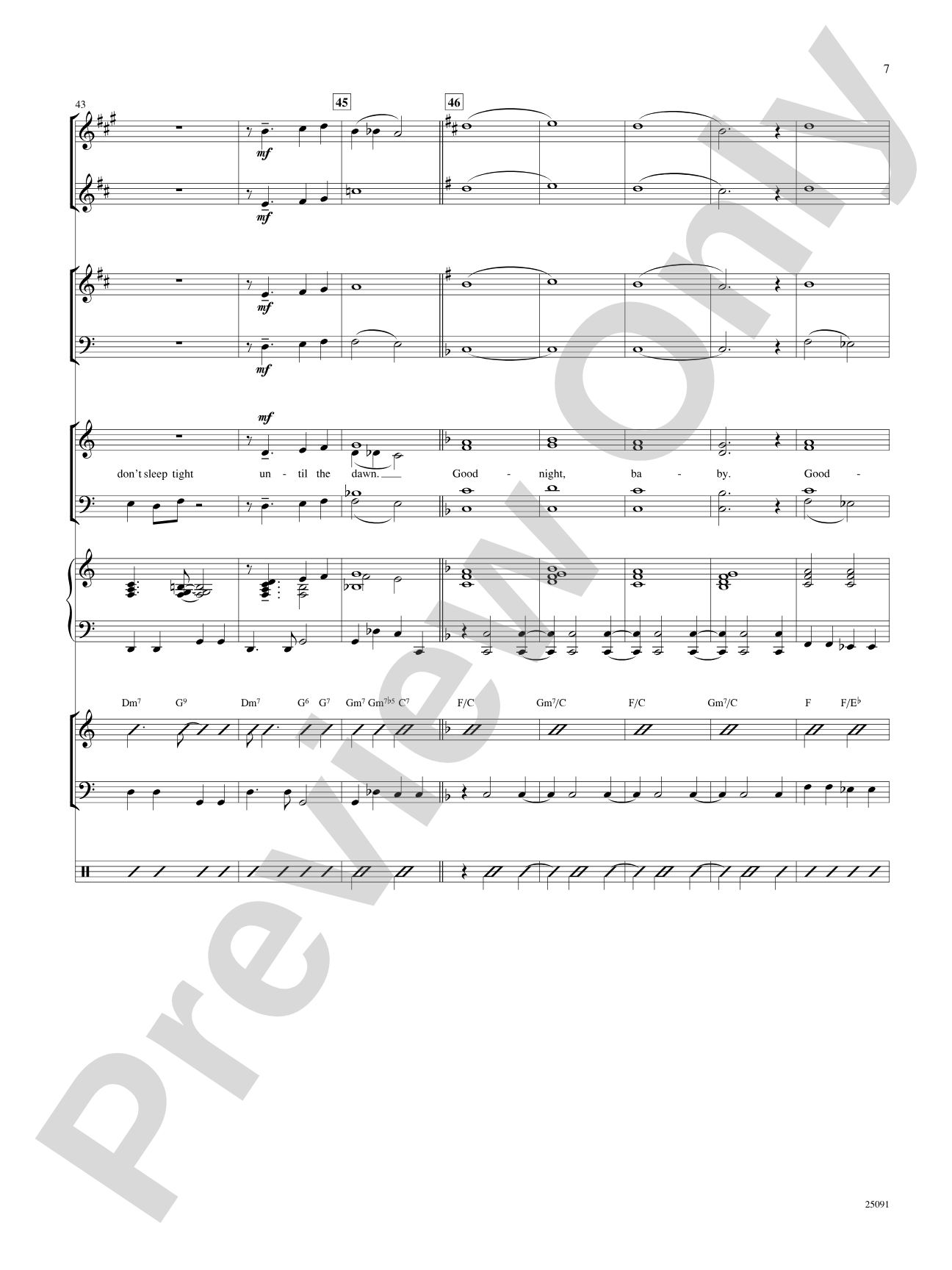 Lullaby of Broadway (and Forty-Second Street): Choral SoundPax