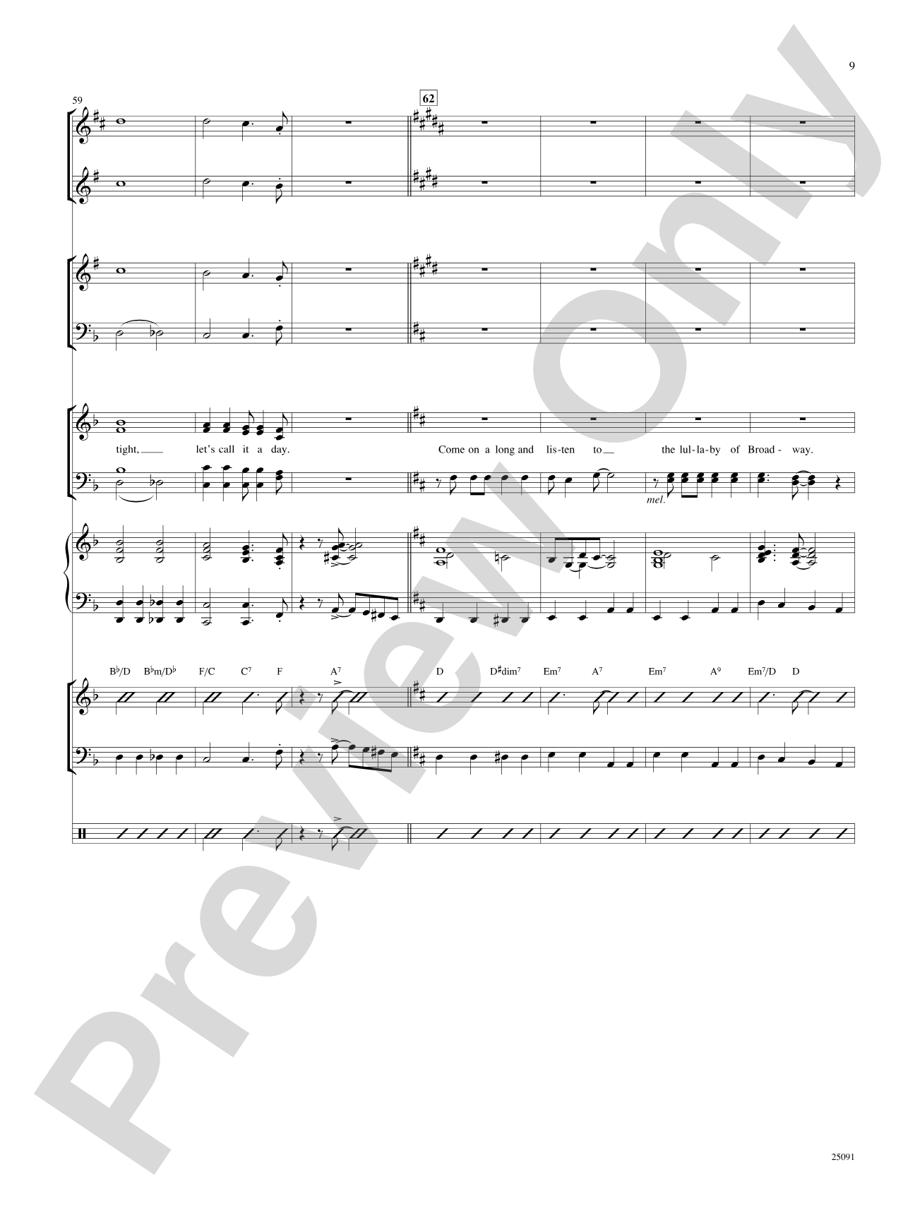 Lullaby of Broadway (and Forty-Second Street): Choral SoundPax