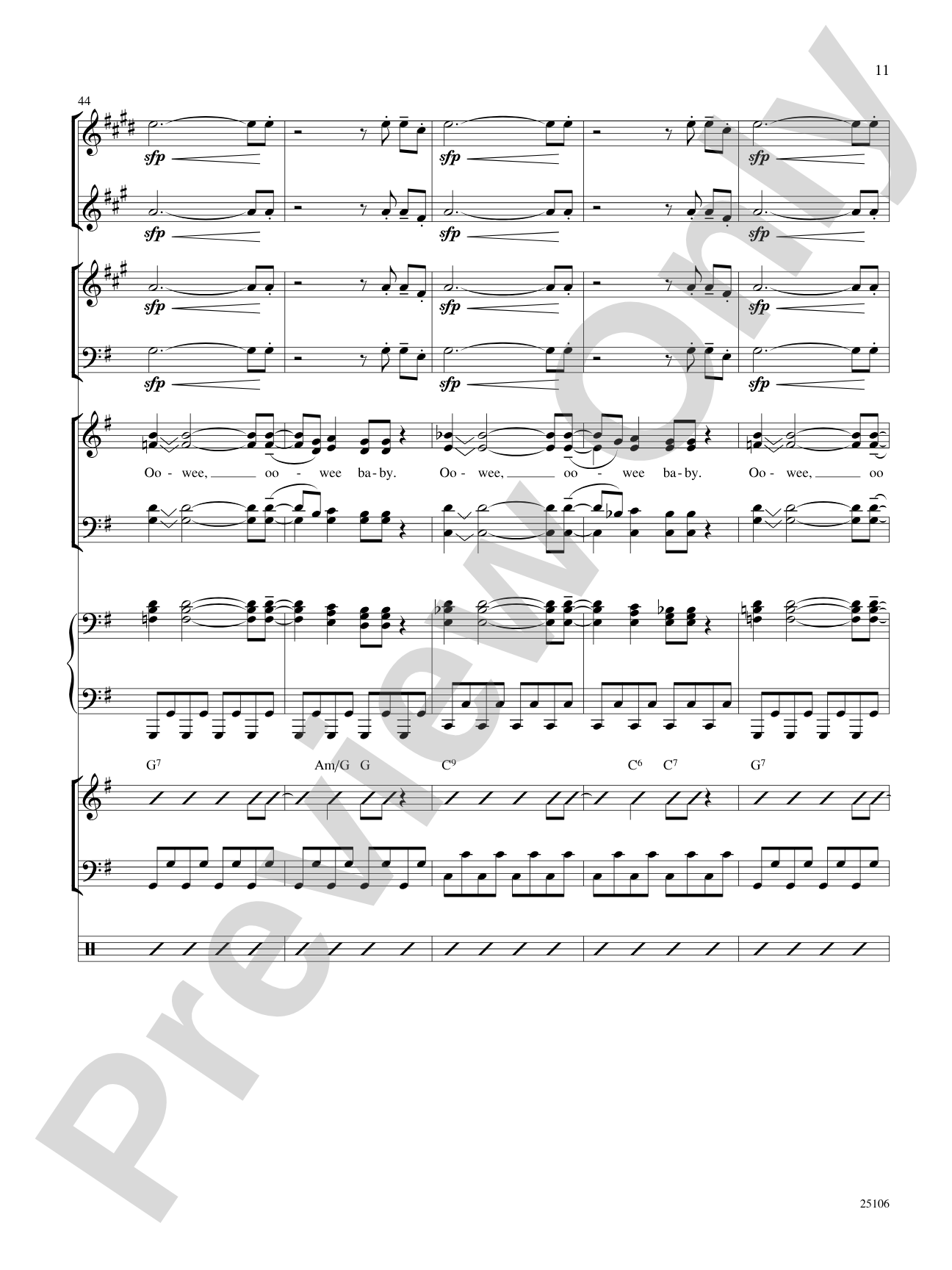 Two Too Wet!: Choral SoundPax