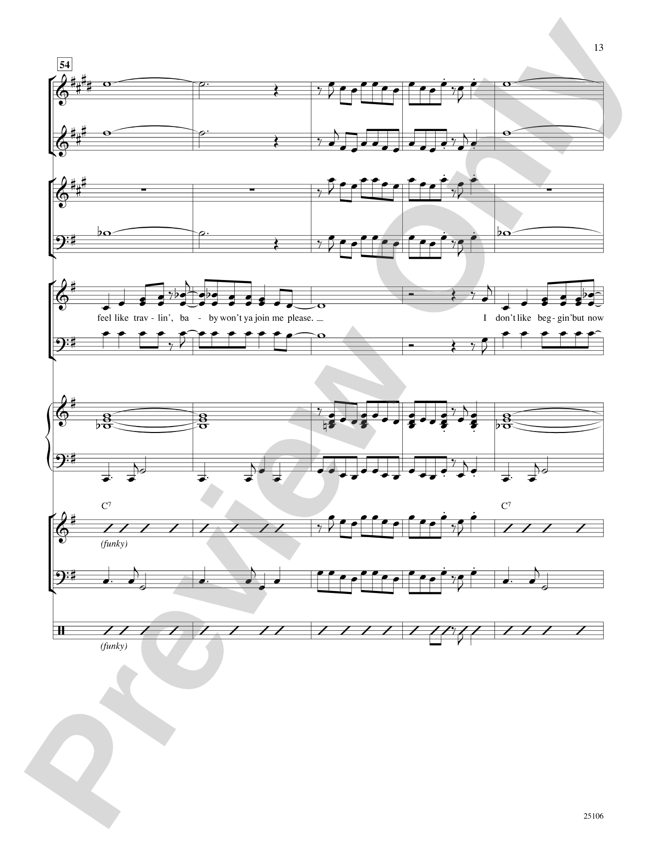 Two Too Wet!: Choral SoundPax