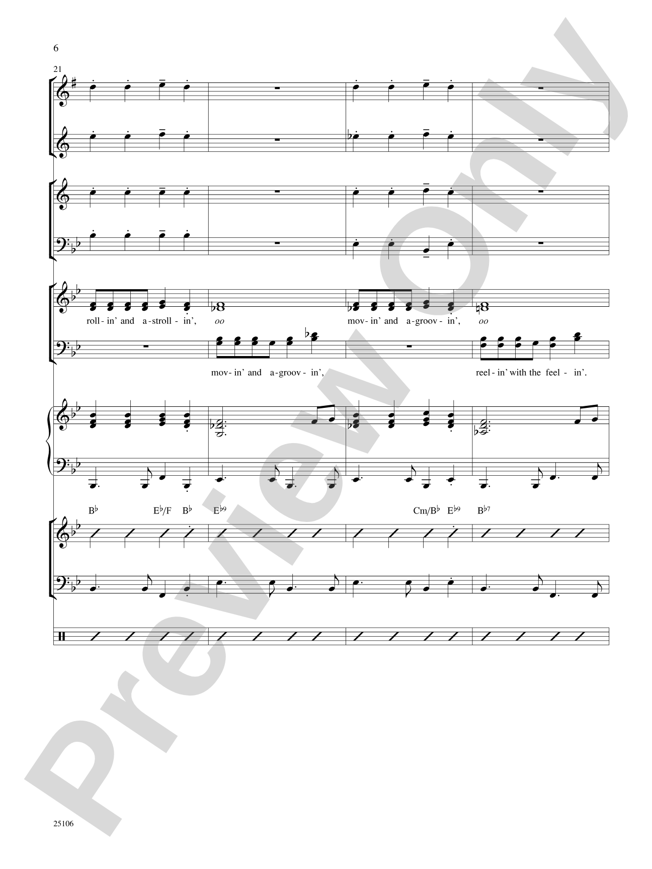 Two Too Wet!: Choral SoundPax