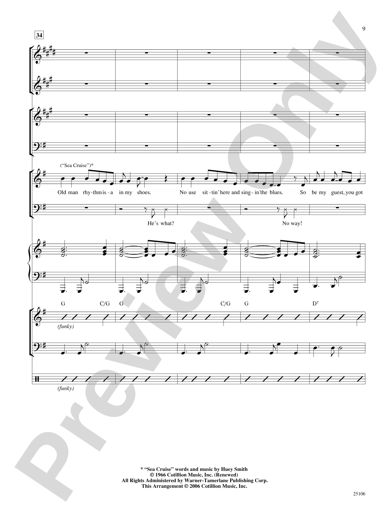 Two Too Wet!: Choral SoundPax