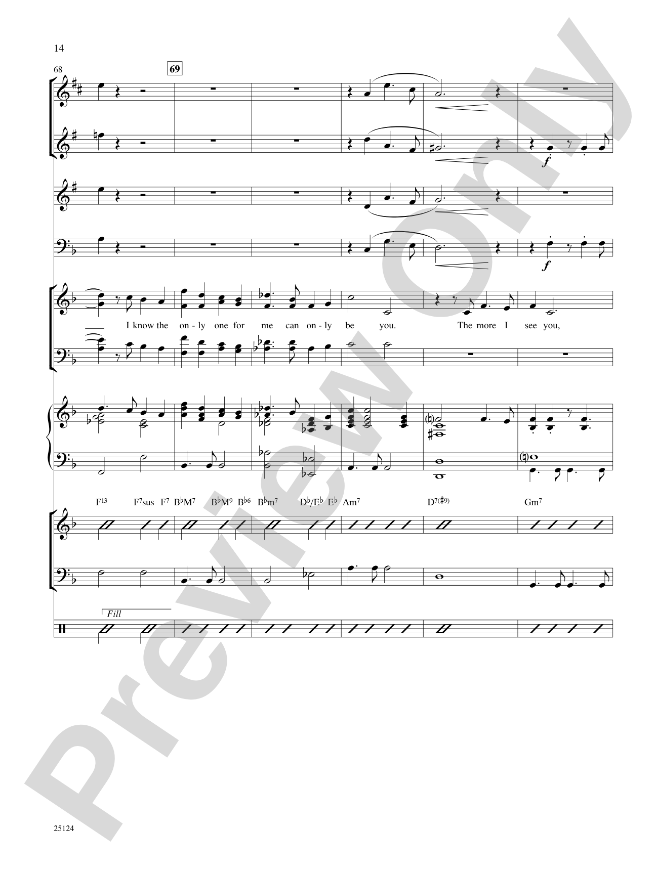 I Only Have Eyes for You / The More I See You: Choral SoundPax