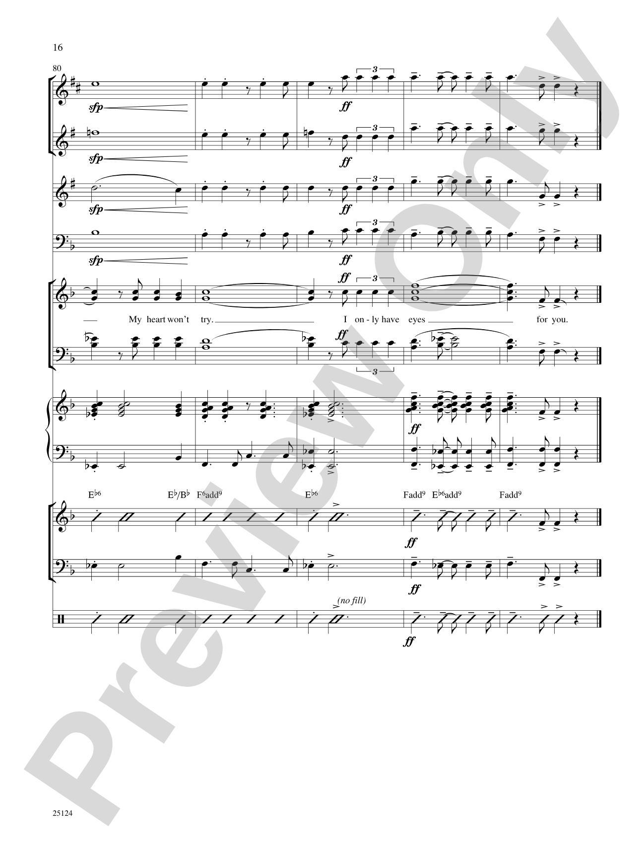 I Only Have Eyes for You / The More I See You: Choral SoundPax