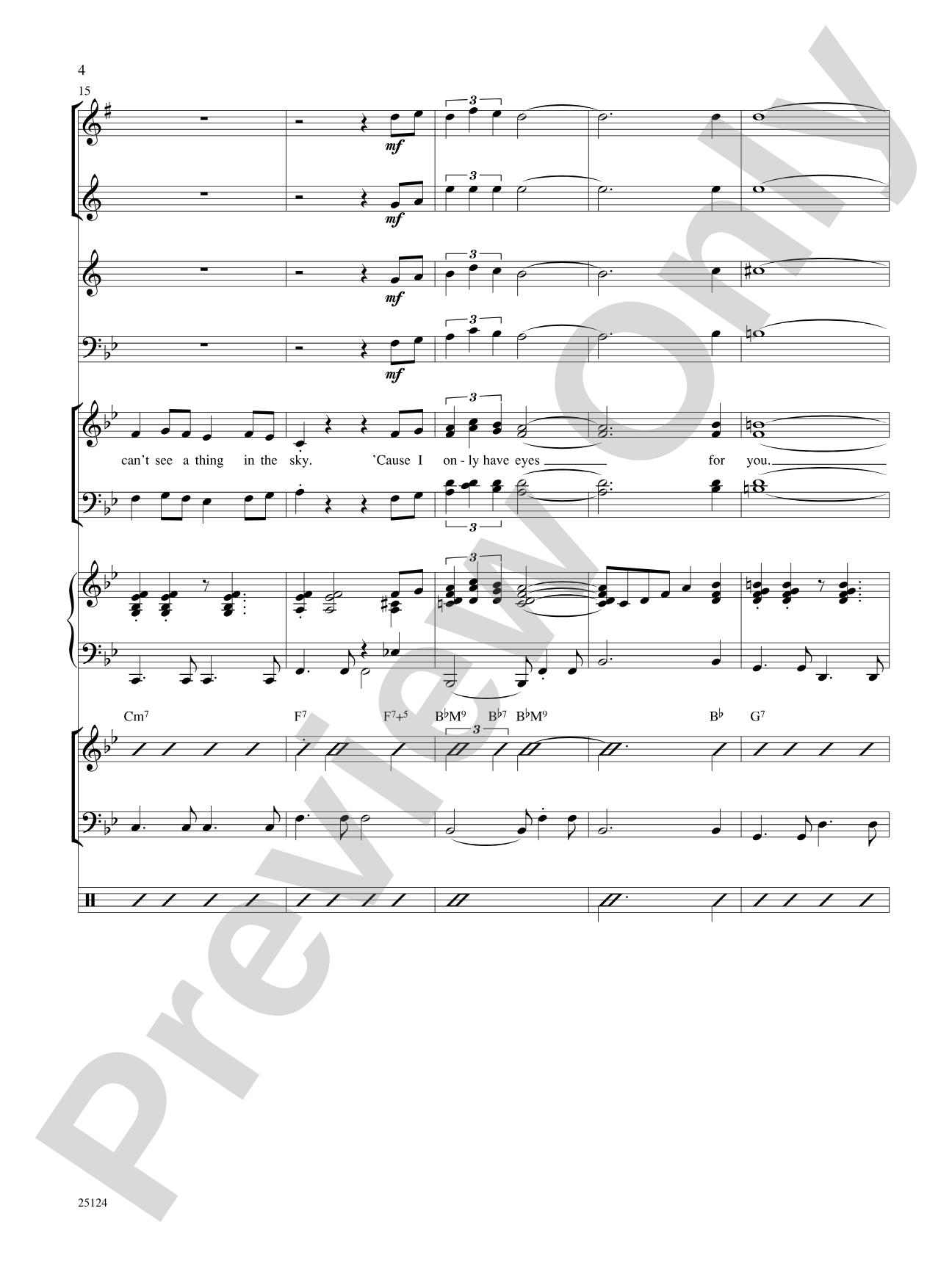 I Only Have Eyes for You / The More I See You: Choral SoundPax