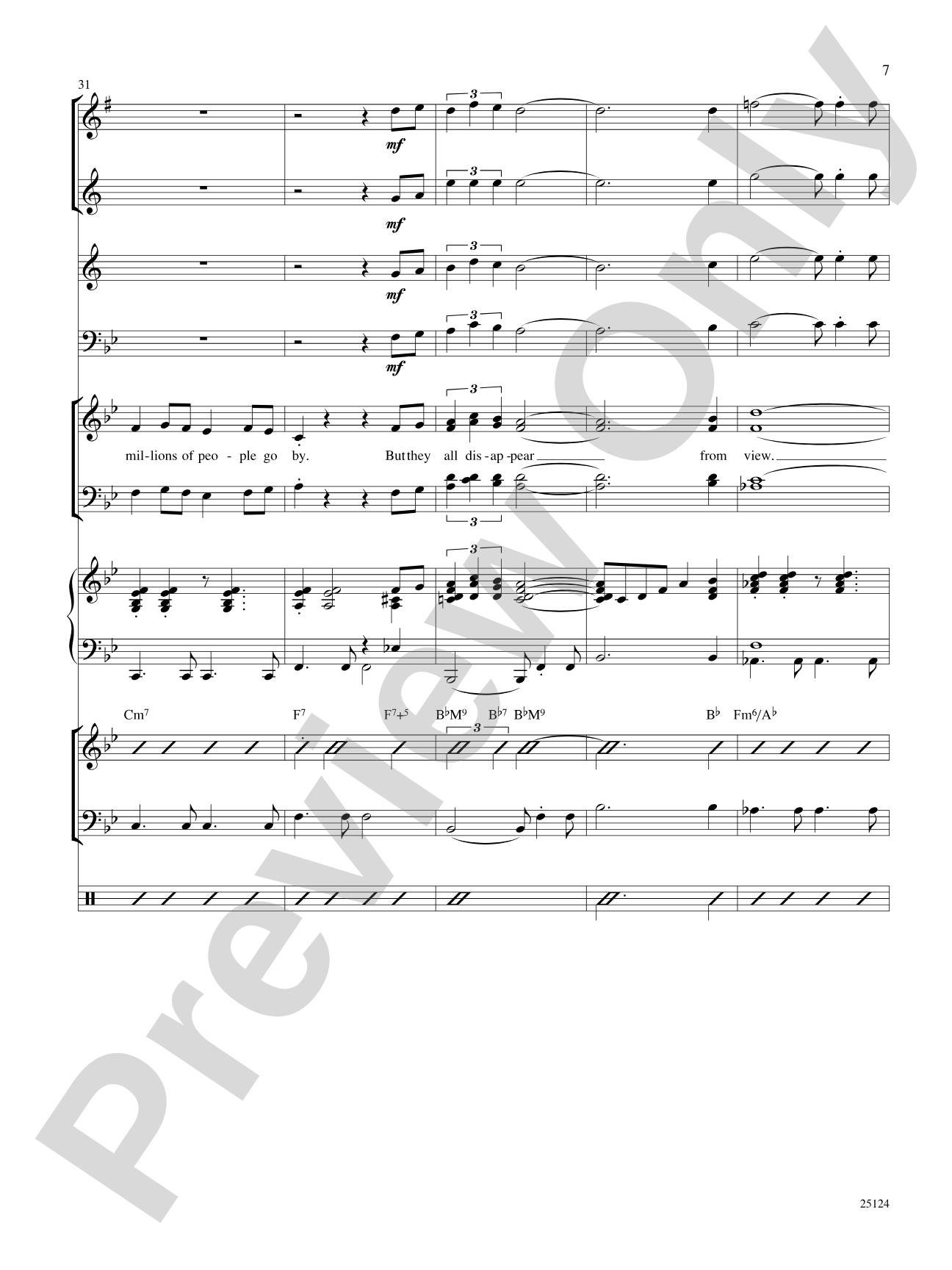 I Only Have Eyes for You / The More I See You: Choral SoundPax