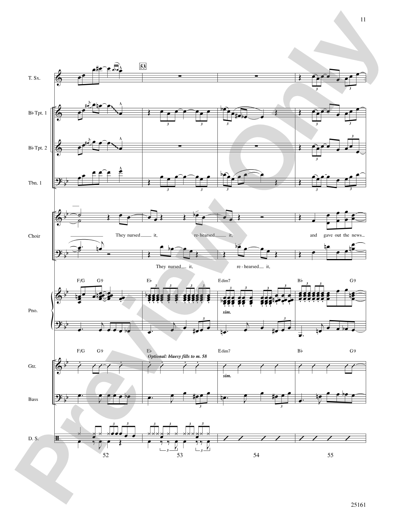Portrait in Blue: Choral SoundPax
