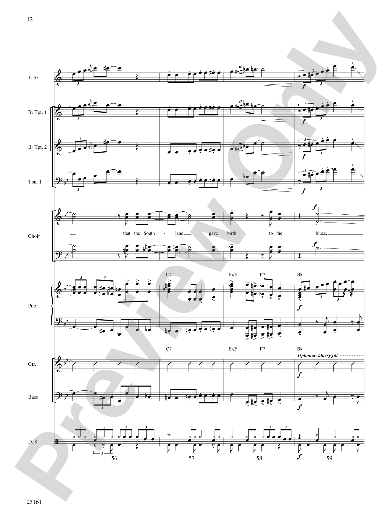 Portrait in Blue: Choral SoundPax