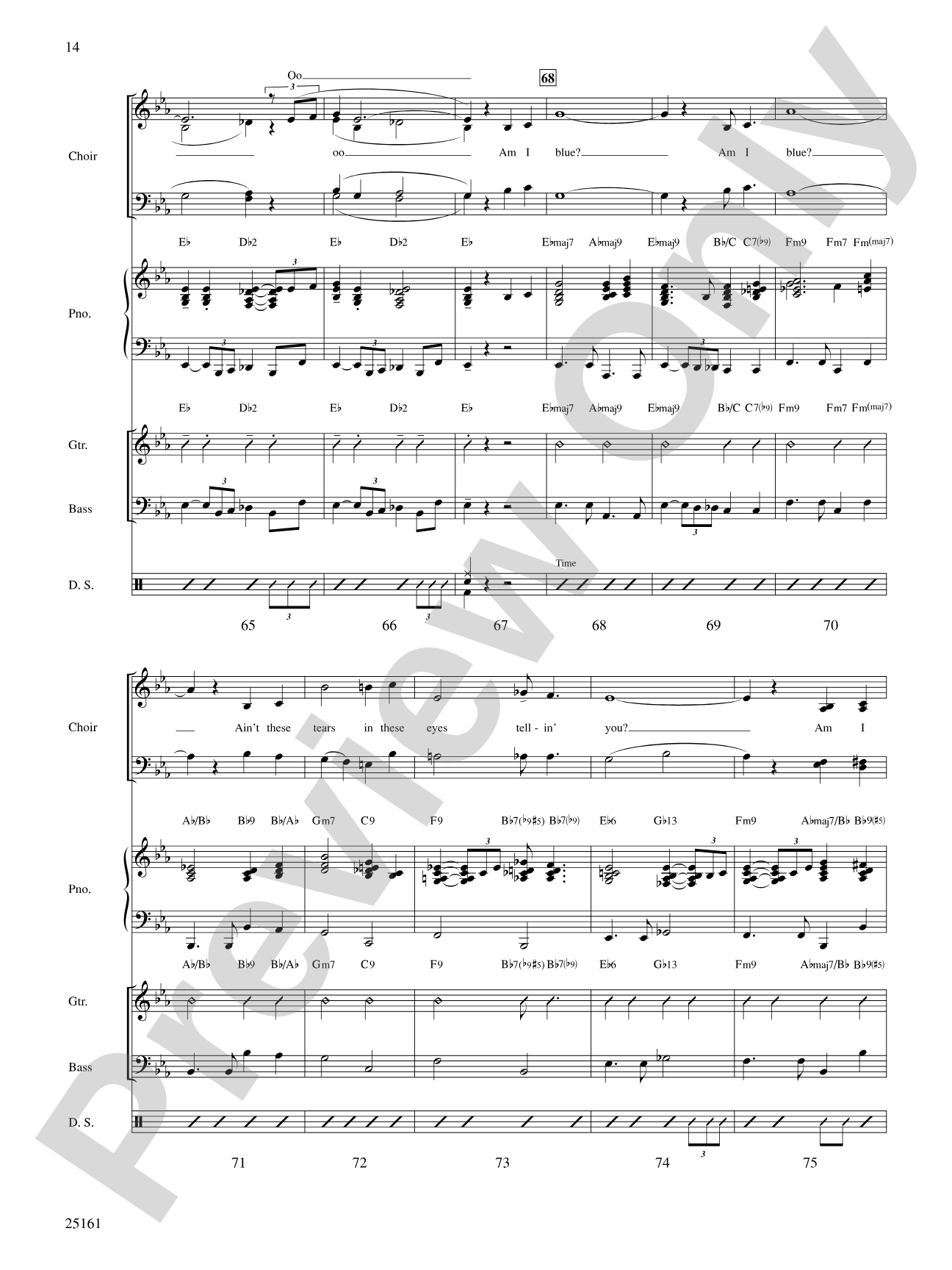 Portrait in Blue: Choral SoundPax
