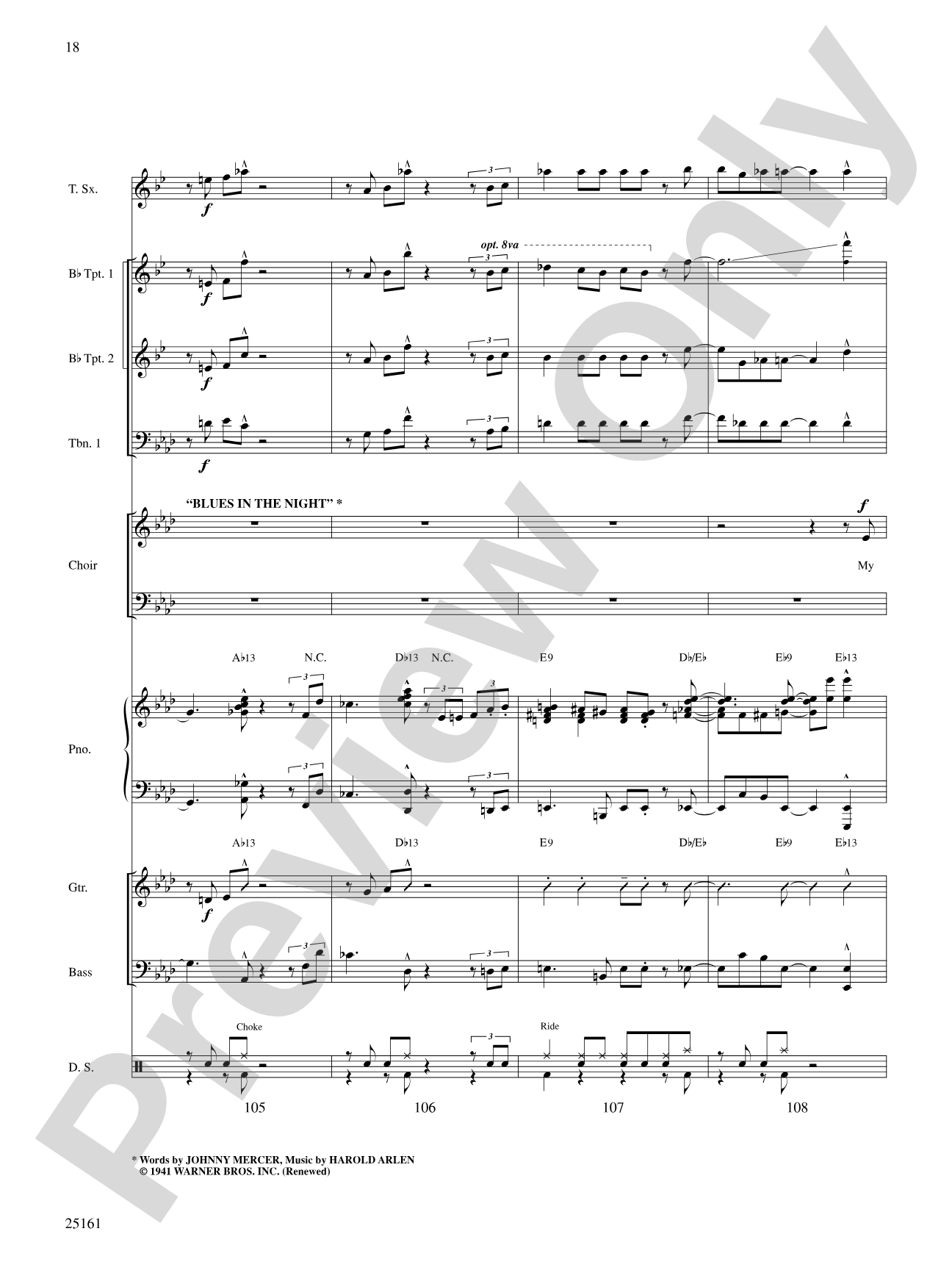 Portrait in Blue: Choral SoundPax