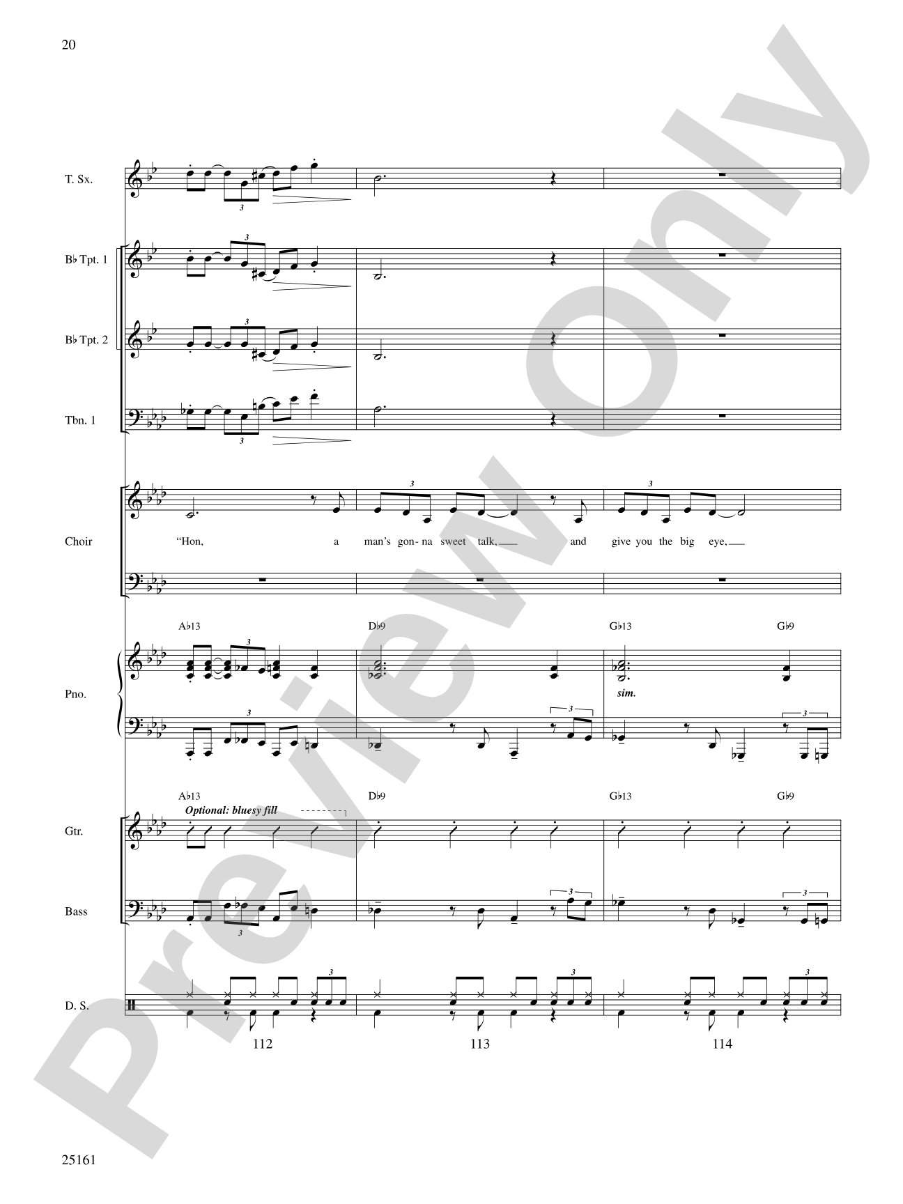 Portrait in Blue: Choral SoundPax