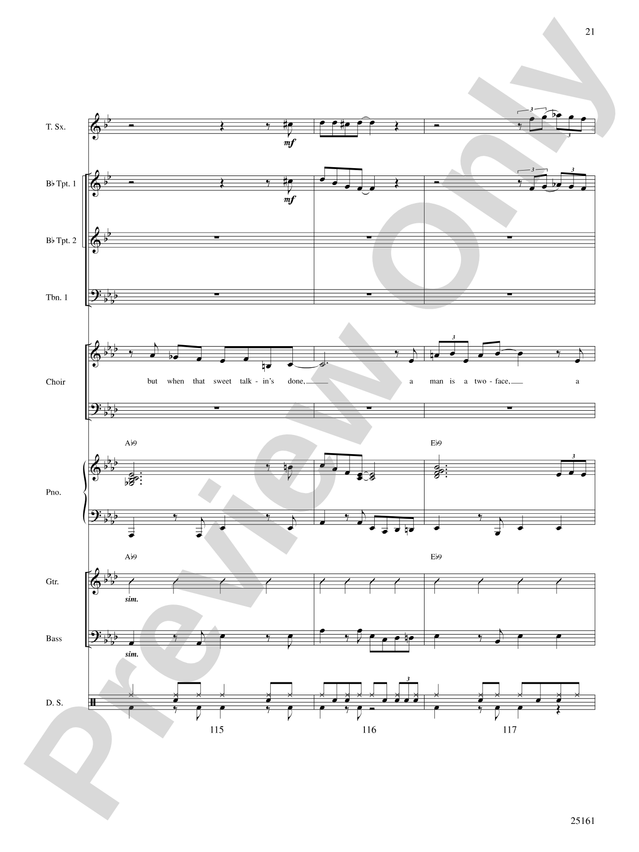 Portrait in Blue: Choral SoundPax