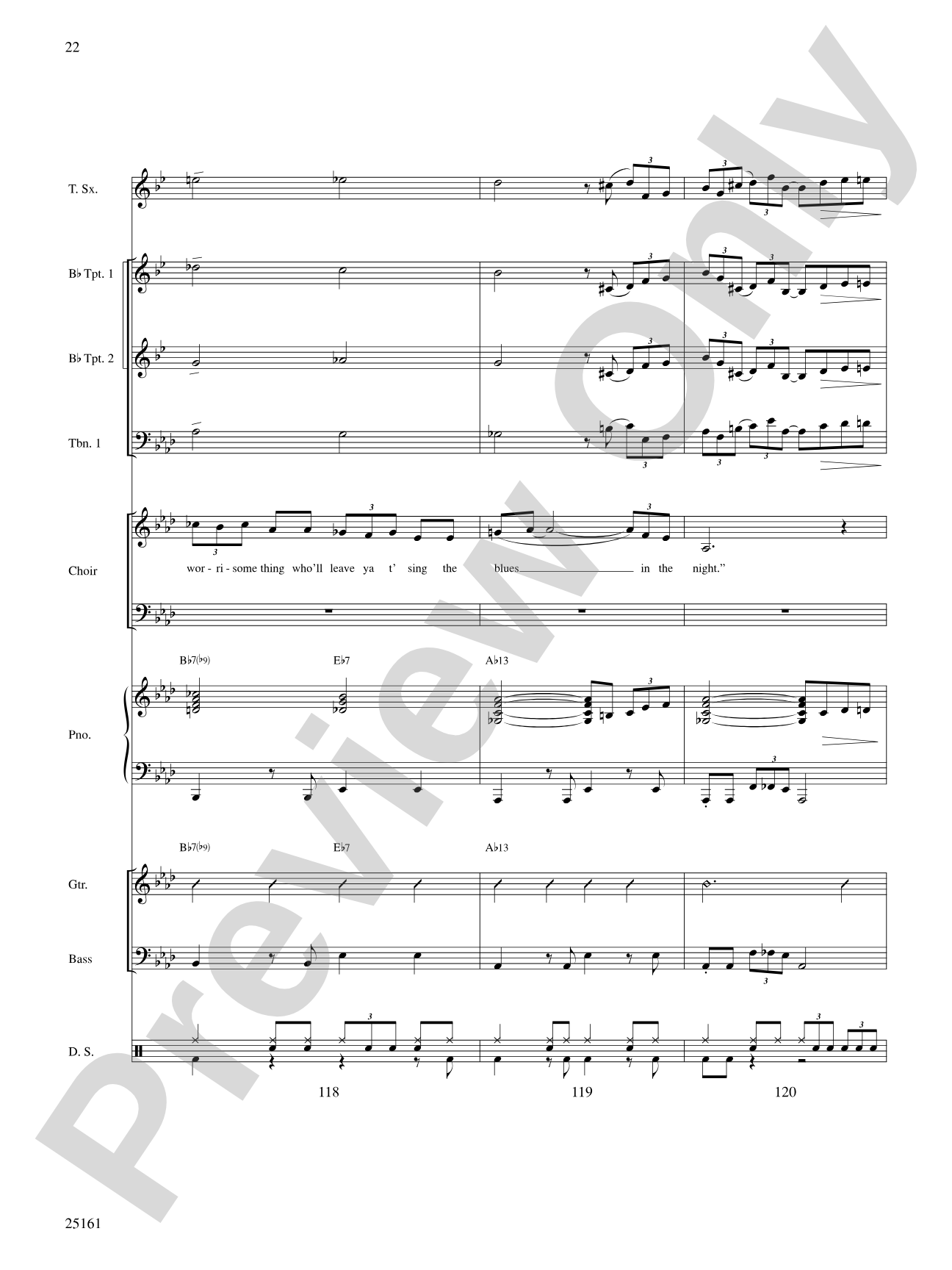 Portrait in Blue: Choral SoundPax