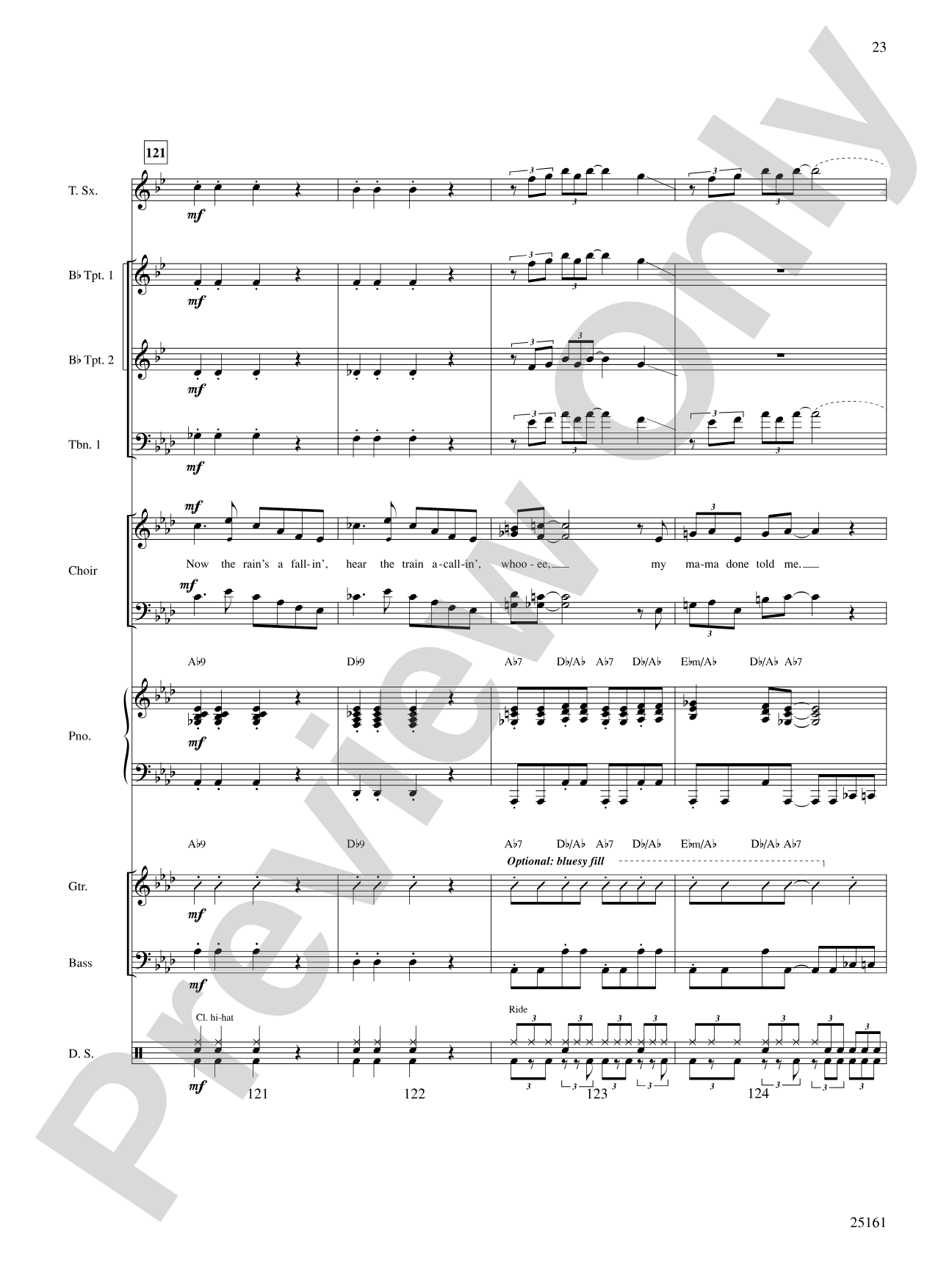 Portrait in Blue: Choral SoundPax