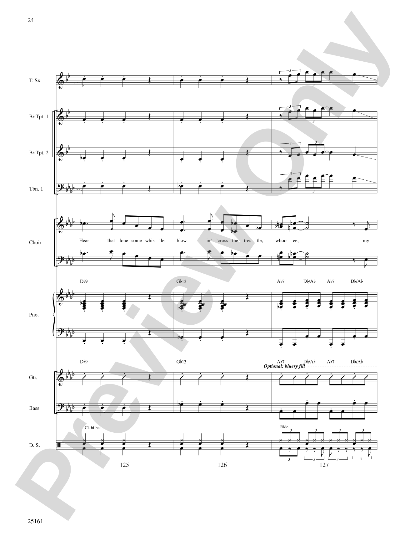 Portrait in Blue: Choral SoundPax