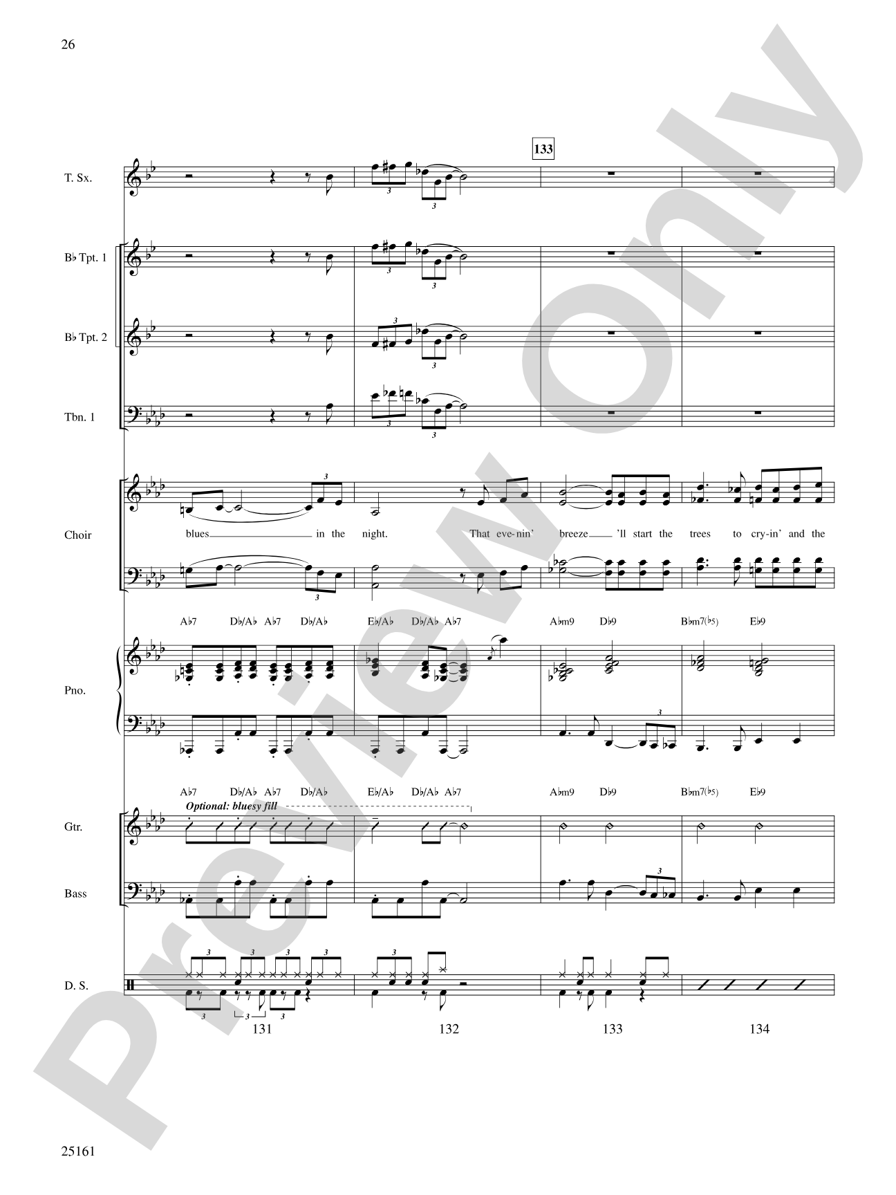 Portrait in Blue: Choral SoundPax
