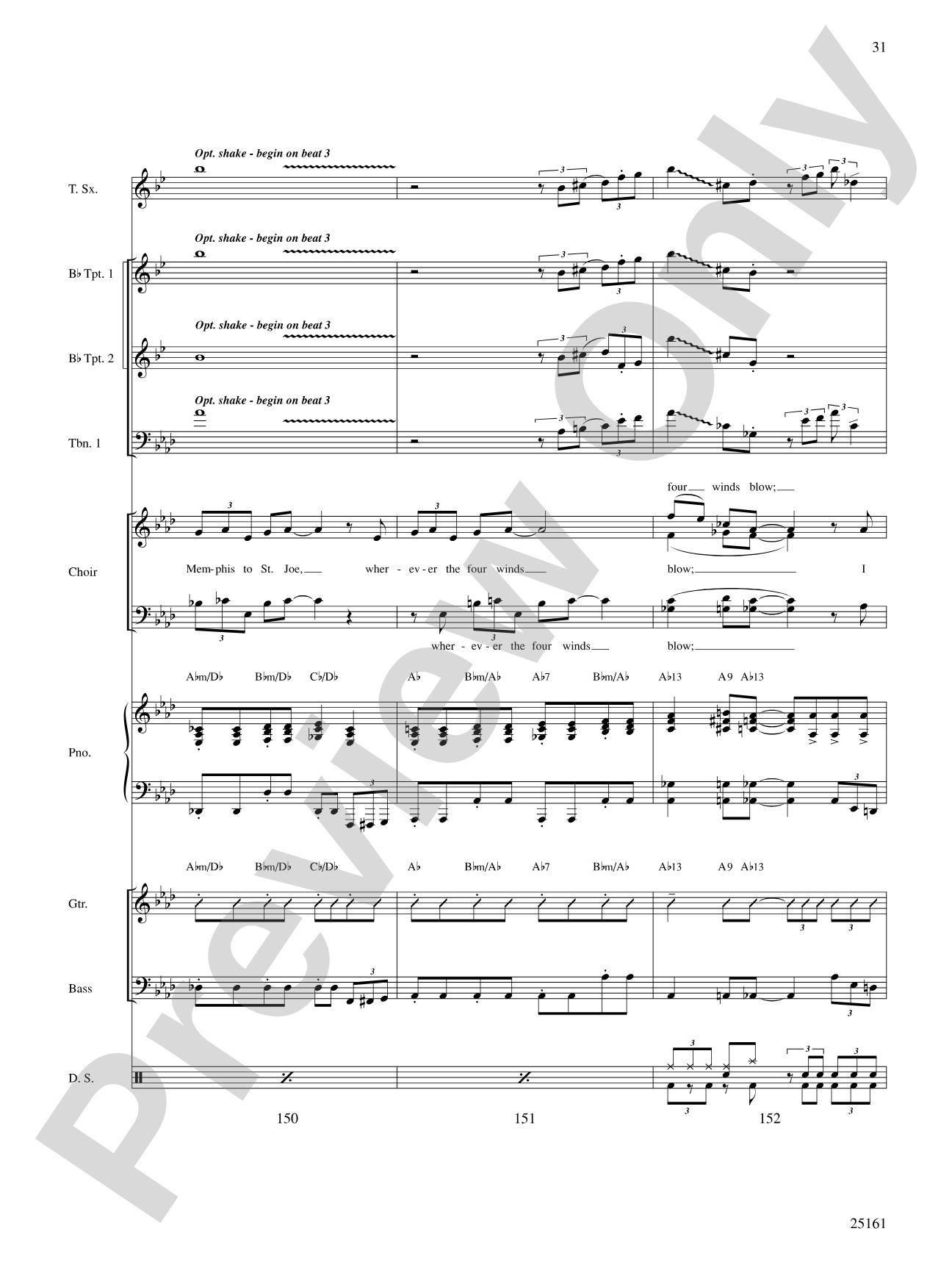 Portrait in Blue: Choral SoundPax