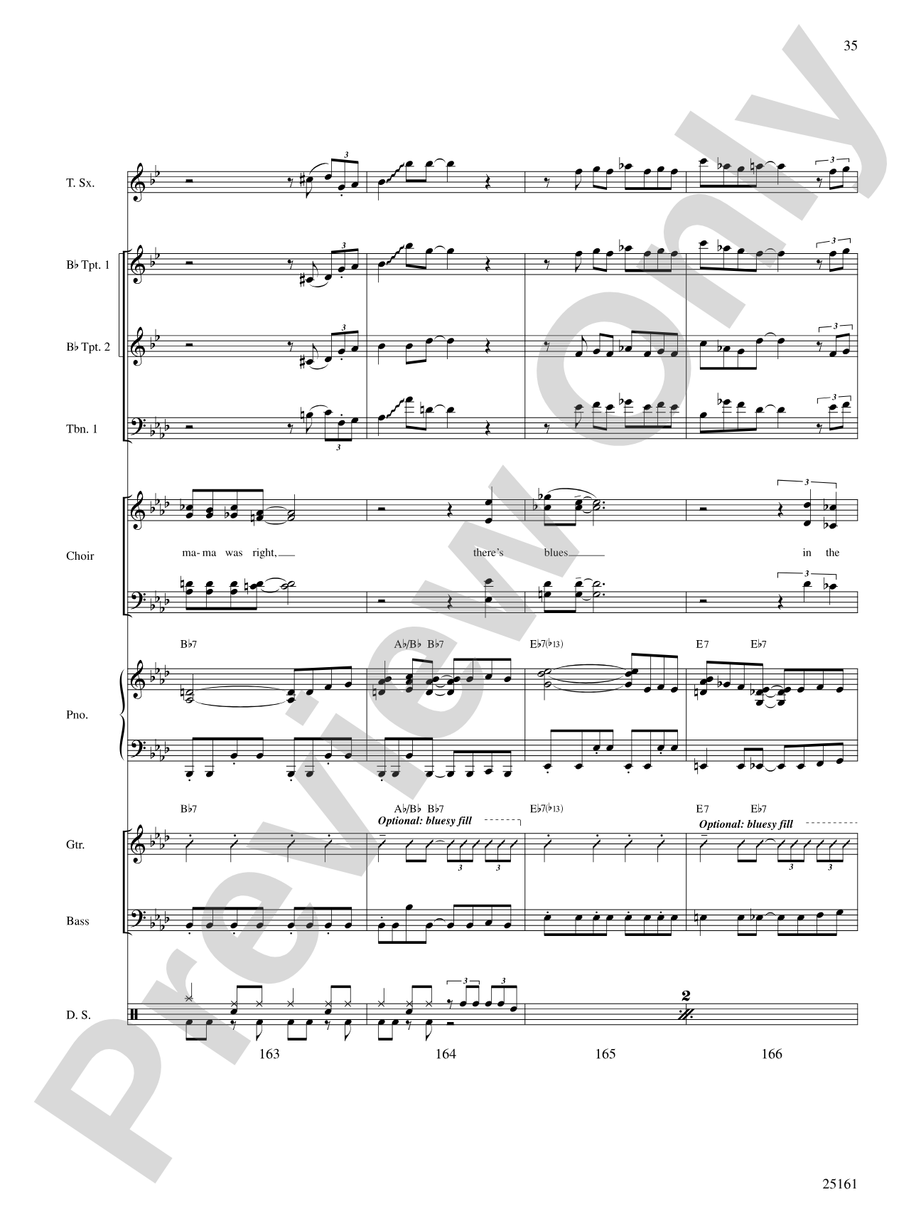 Portrait in Blue: Choral SoundPax