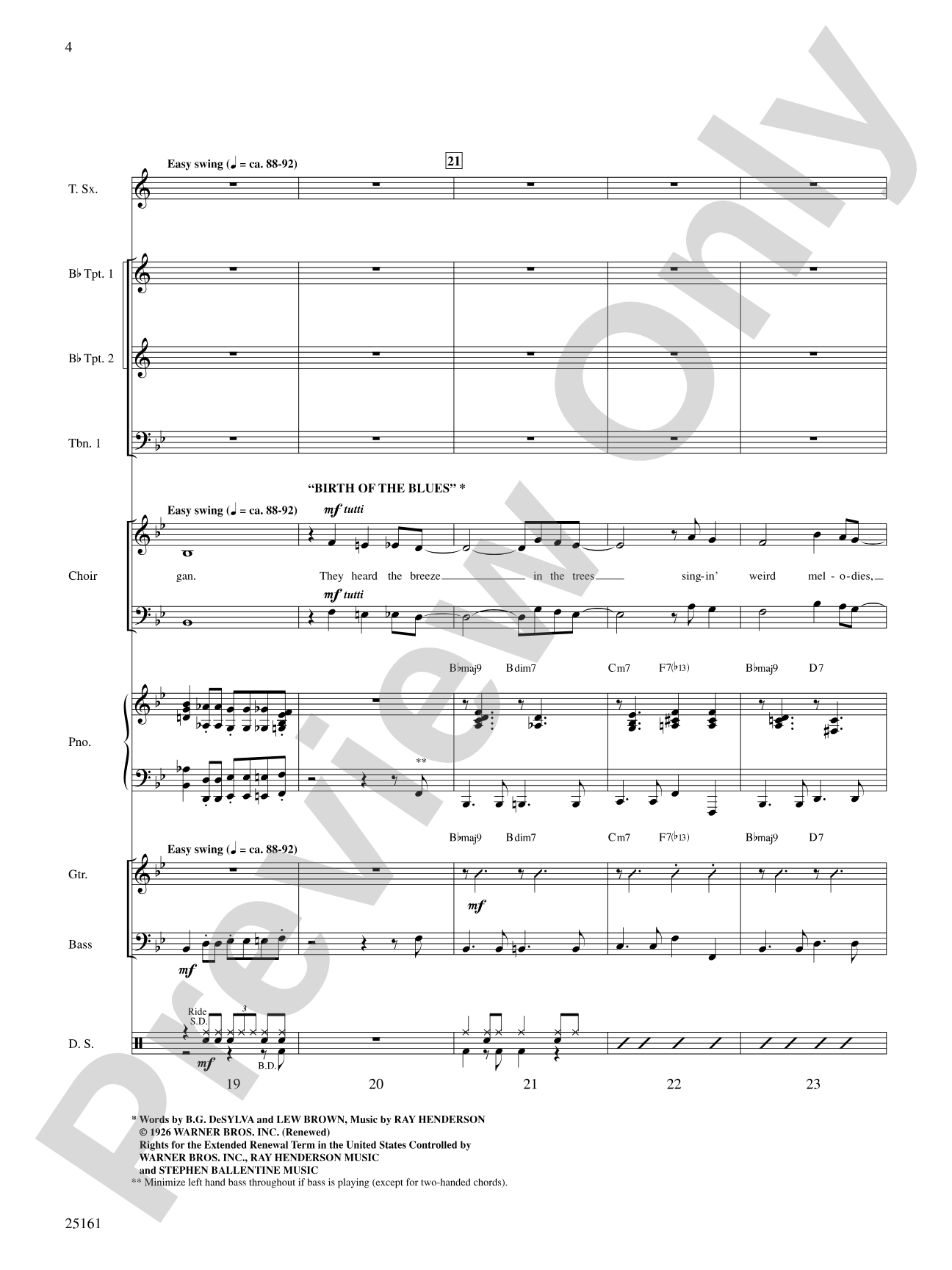 Portrait in Blue: Choral SoundPax