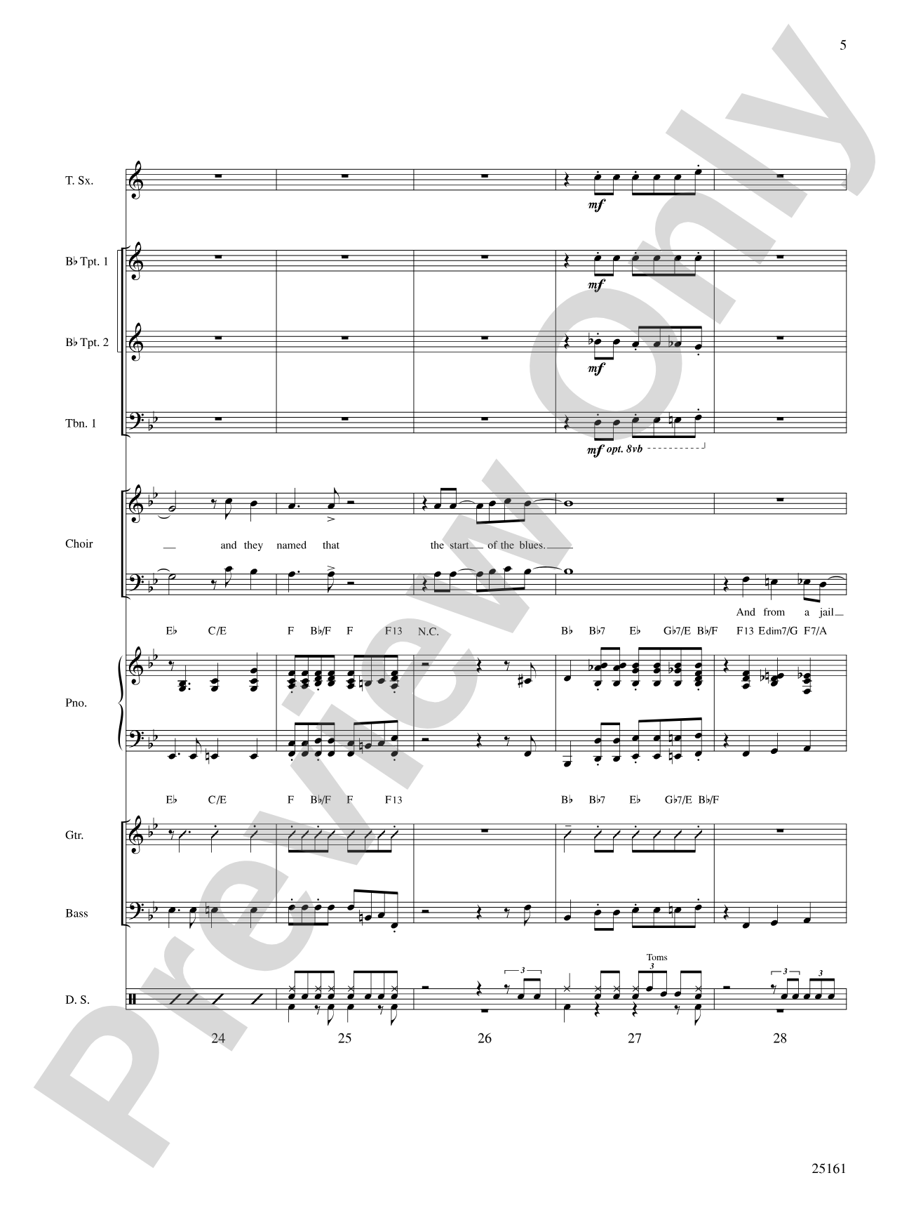 Portrait in Blue: Choral SoundPax