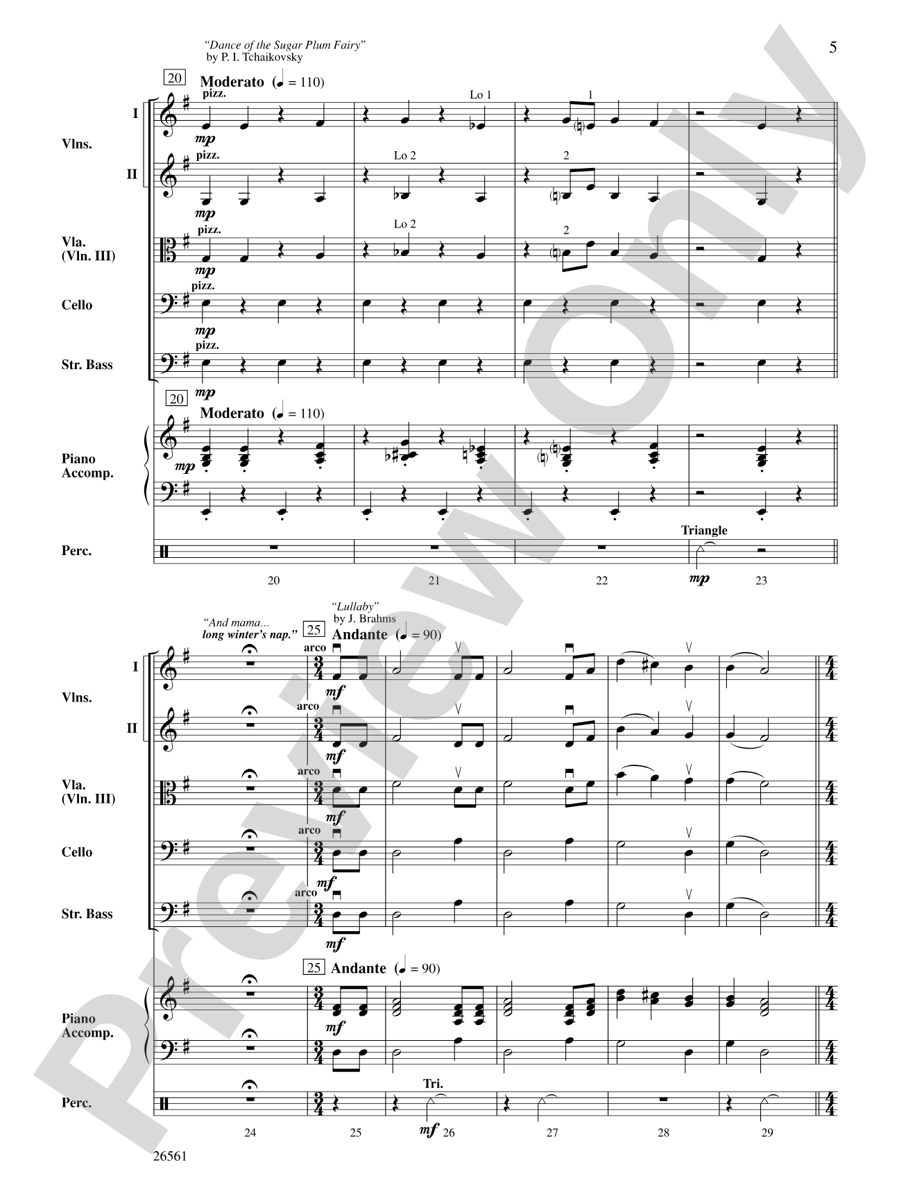 'Twas the Night Before Christmas: String Orchestra Conductor Score & Parts