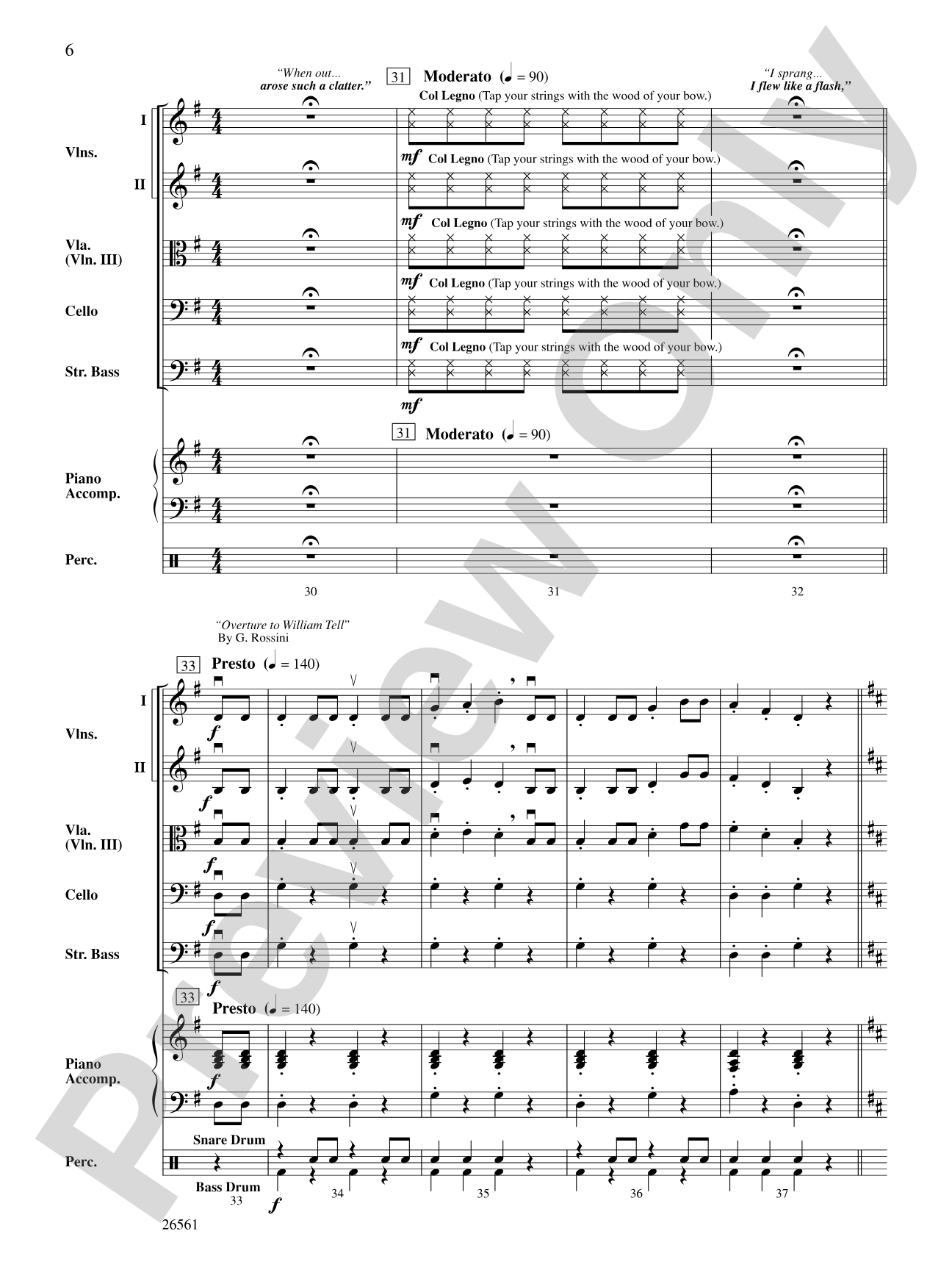 'Twas the Night Before Christmas: String Orchestra Conductor Score & Parts