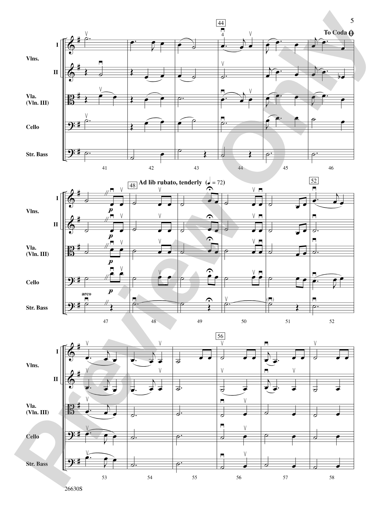 Follow the Rainbow: String Orchestra Conductor Score & Parts