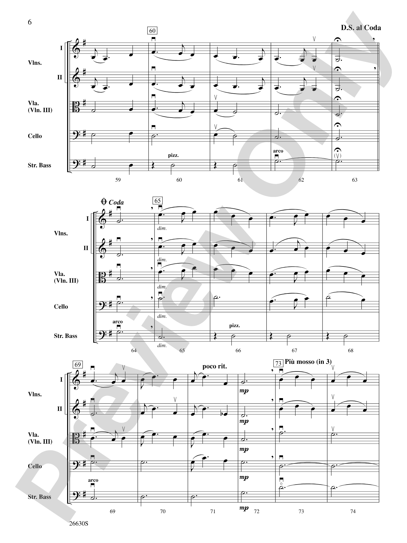 Follow the Rainbow: String Orchestra Conductor Score & Parts