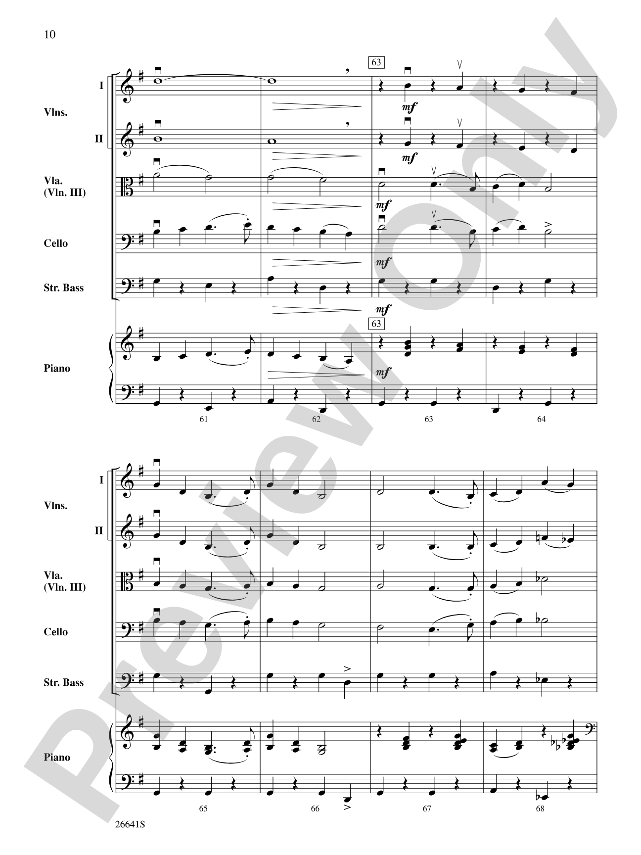 The Wizard of Oz: String Orchestra Conductor Score & Parts