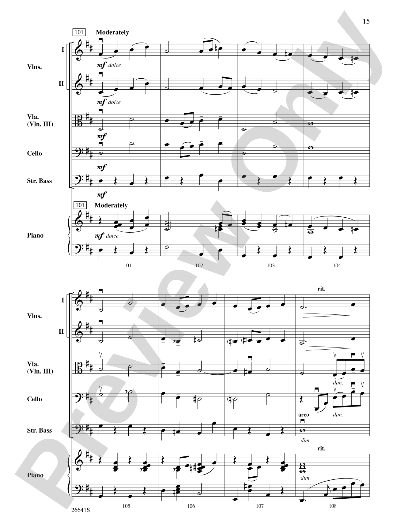 The Wizard of Oz: String Orchestra Conductor Score & Parts